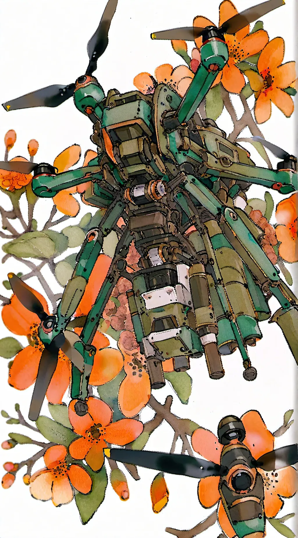 ai character: Thad X Uzi background