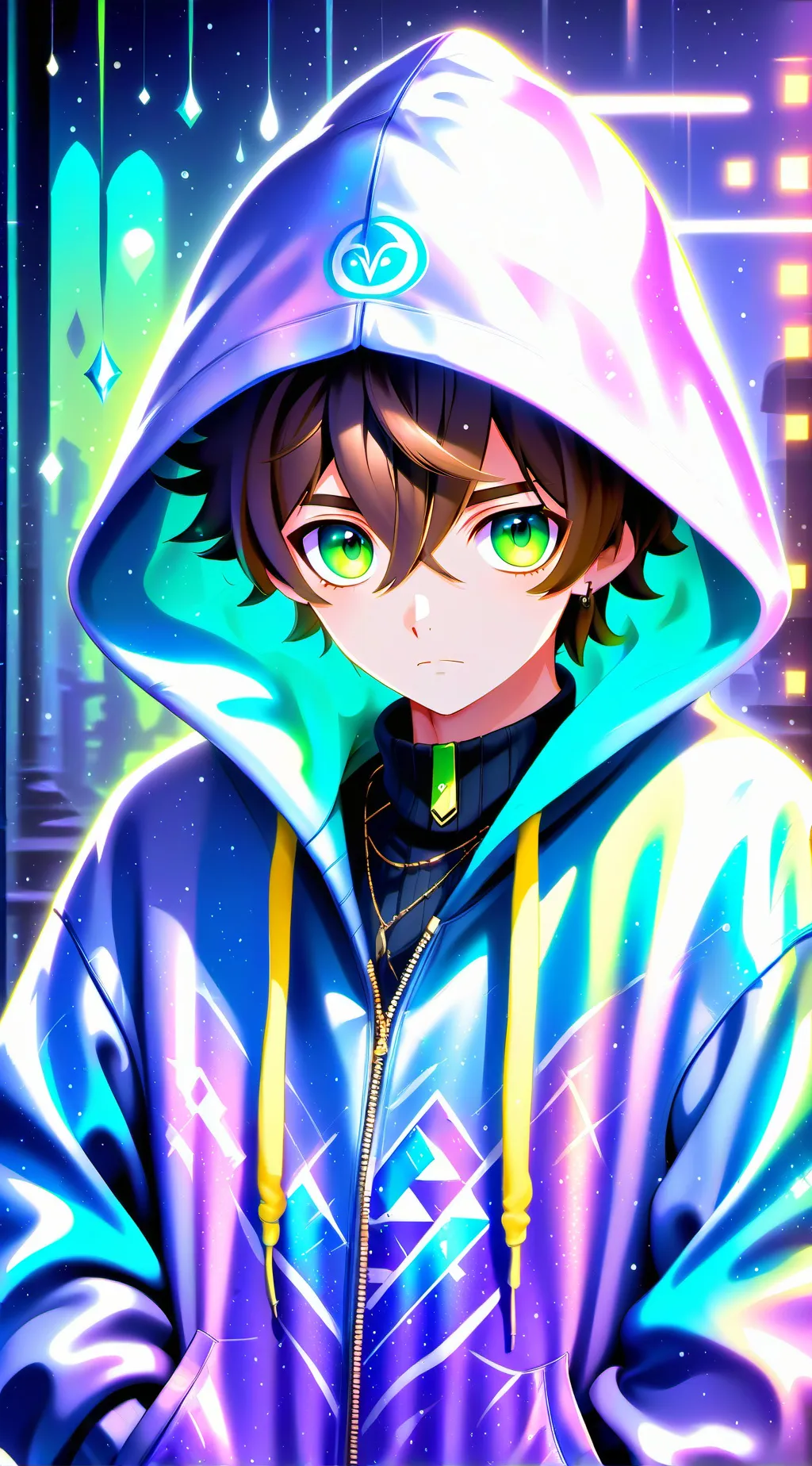 ai character: Karl Jacobs  background