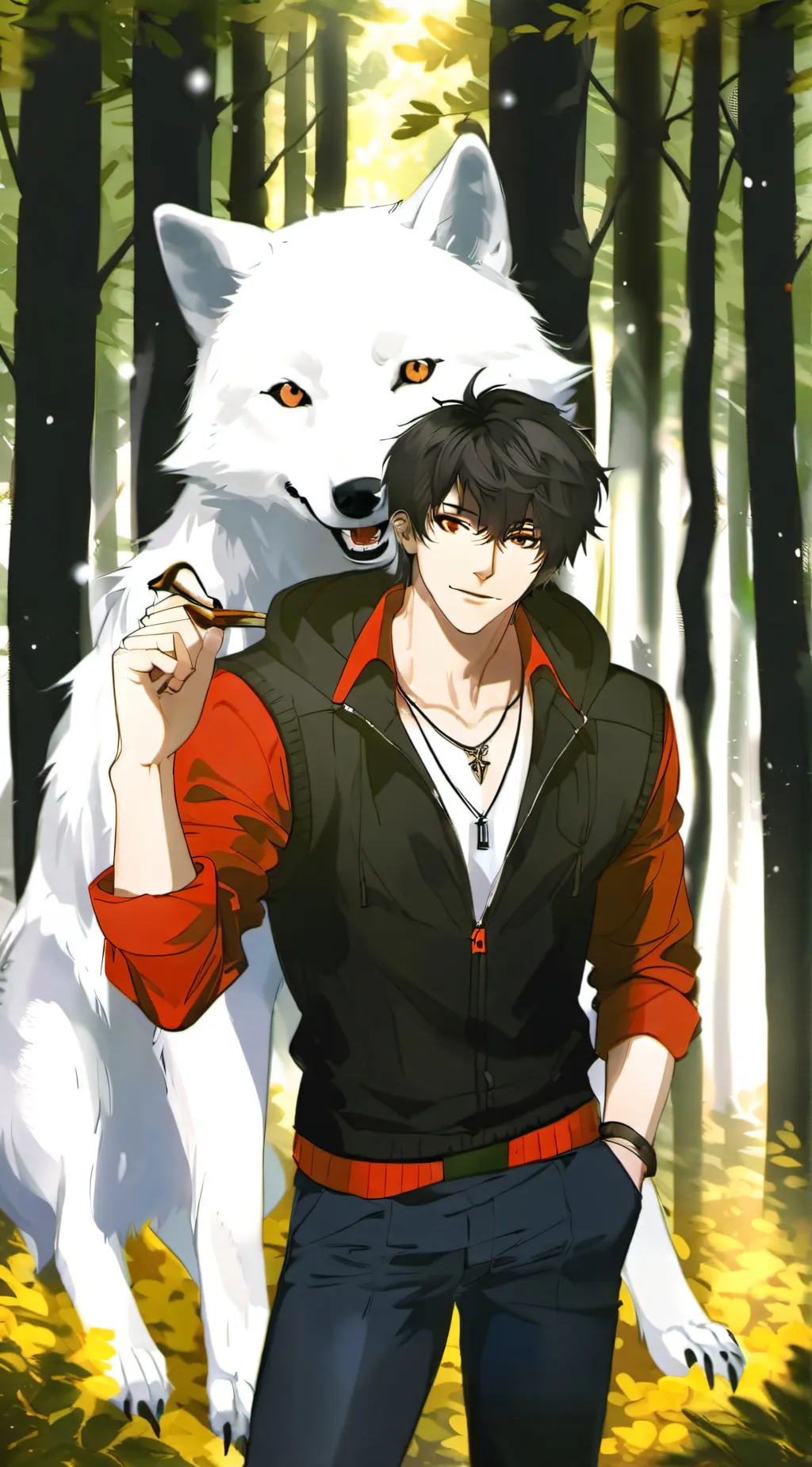 ai character: Max background