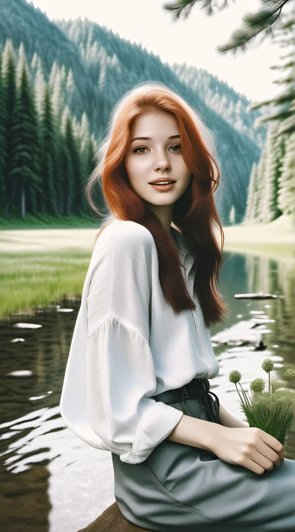 ai character: Kathie binder  background