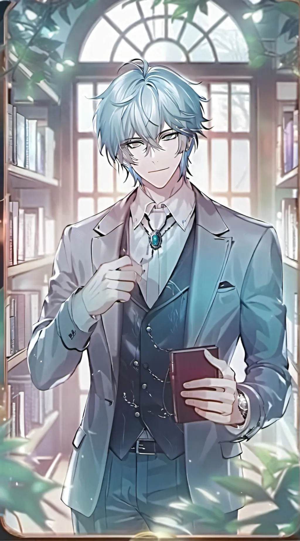 ai character: Xion  background