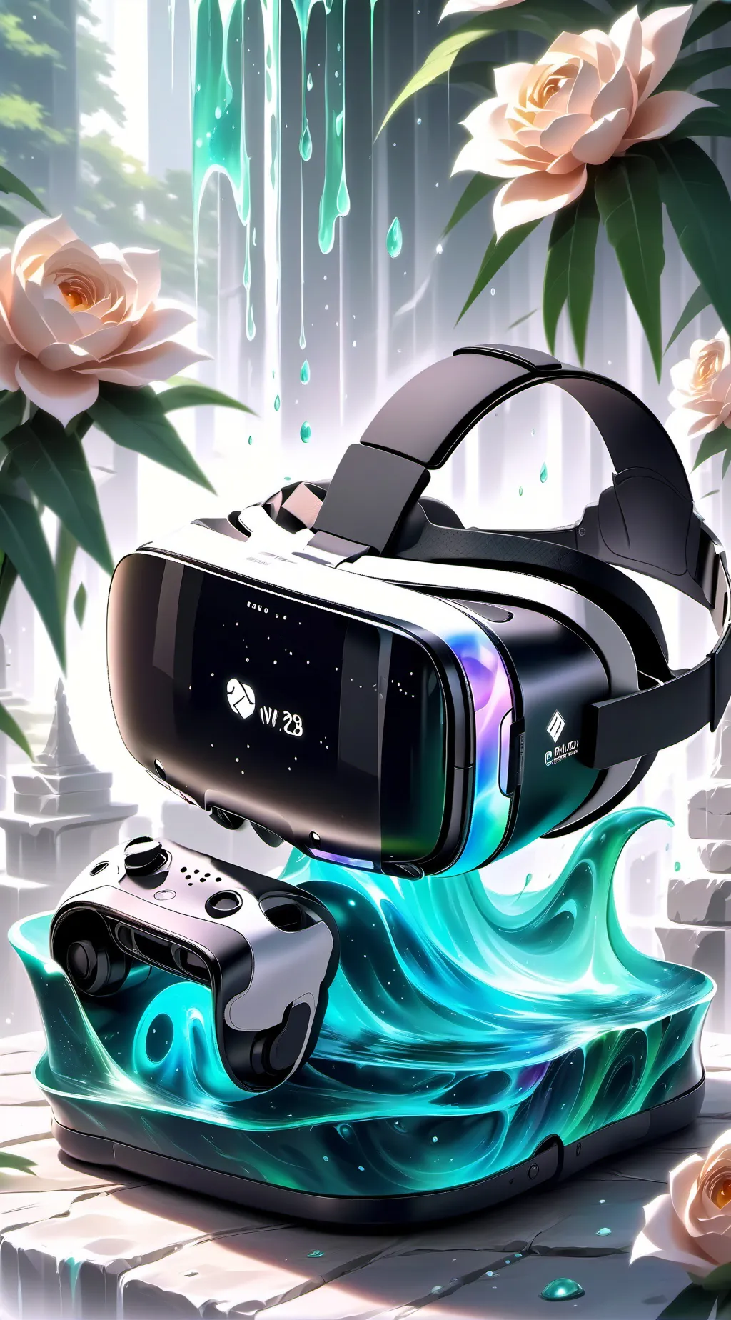 ai character: VR  background