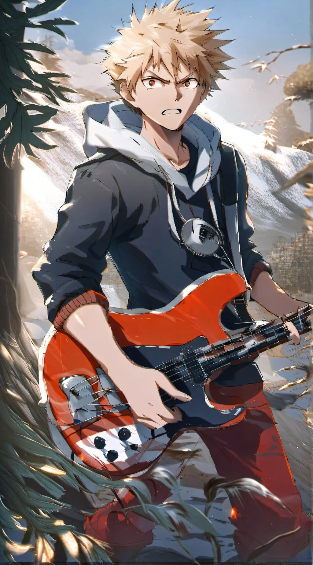 ai character: Singer Bakugou  background