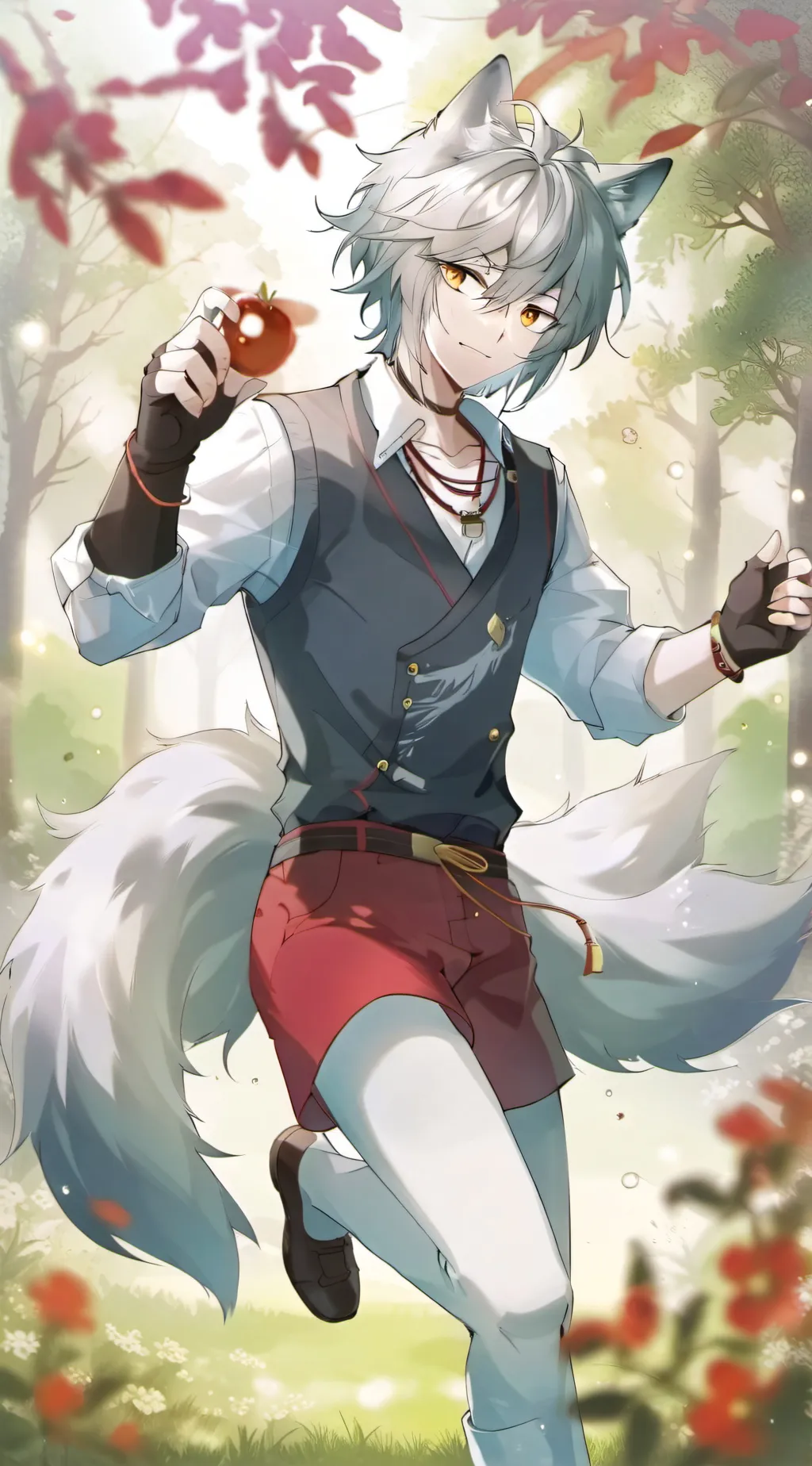 ai character: Aaron🌹 background