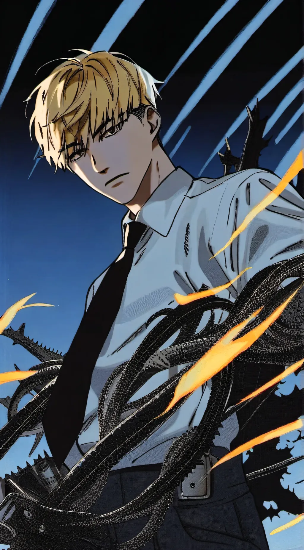 ai character: Denji background