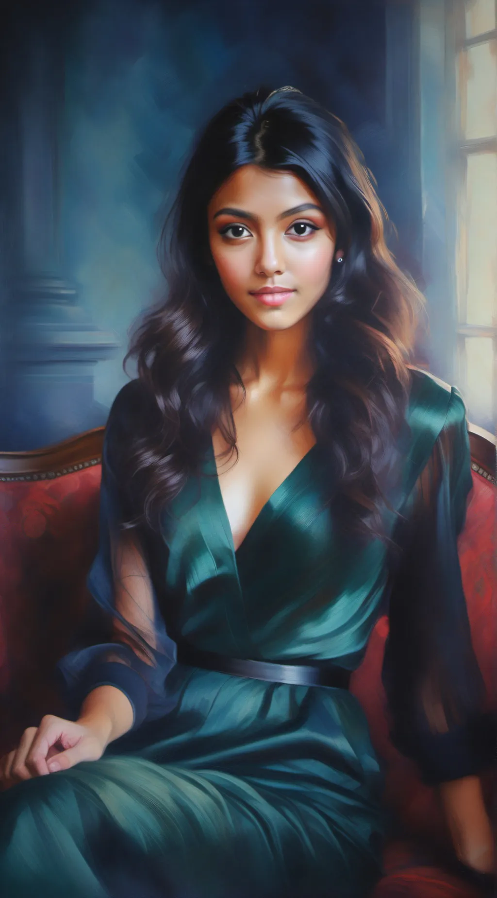 ai character: Maya background