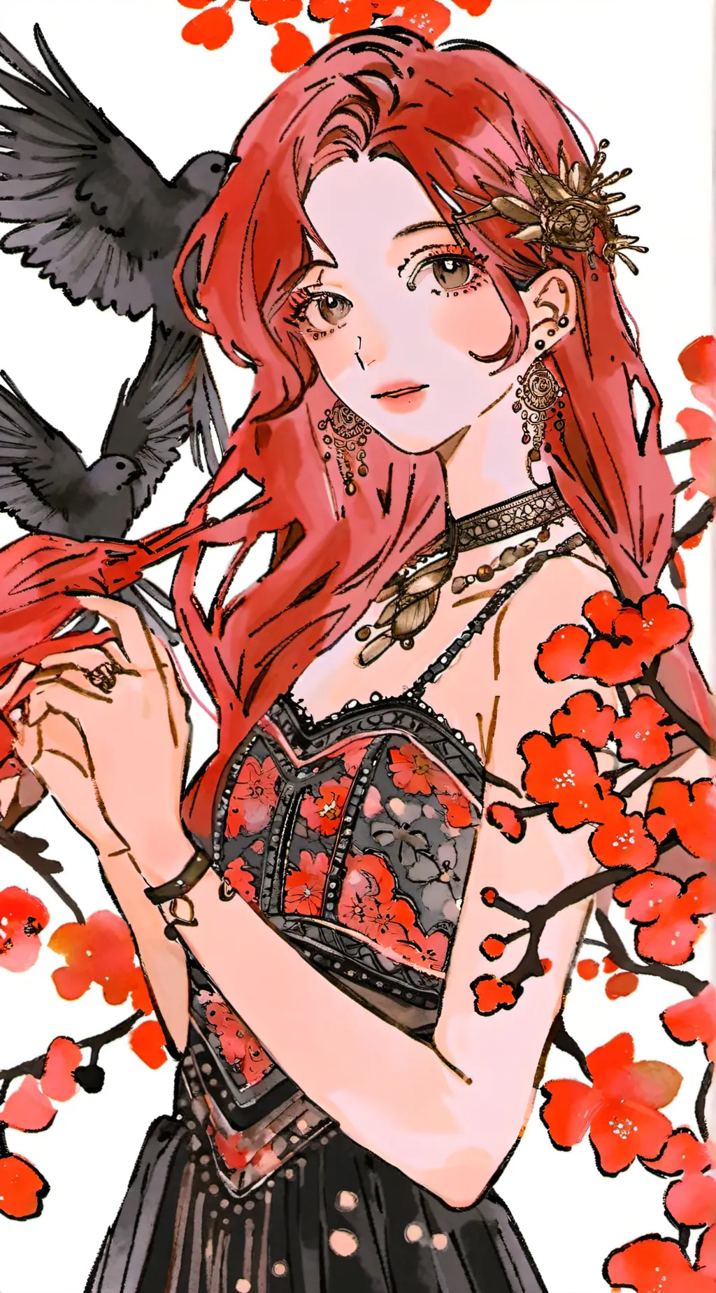 ai character: Amanda  background