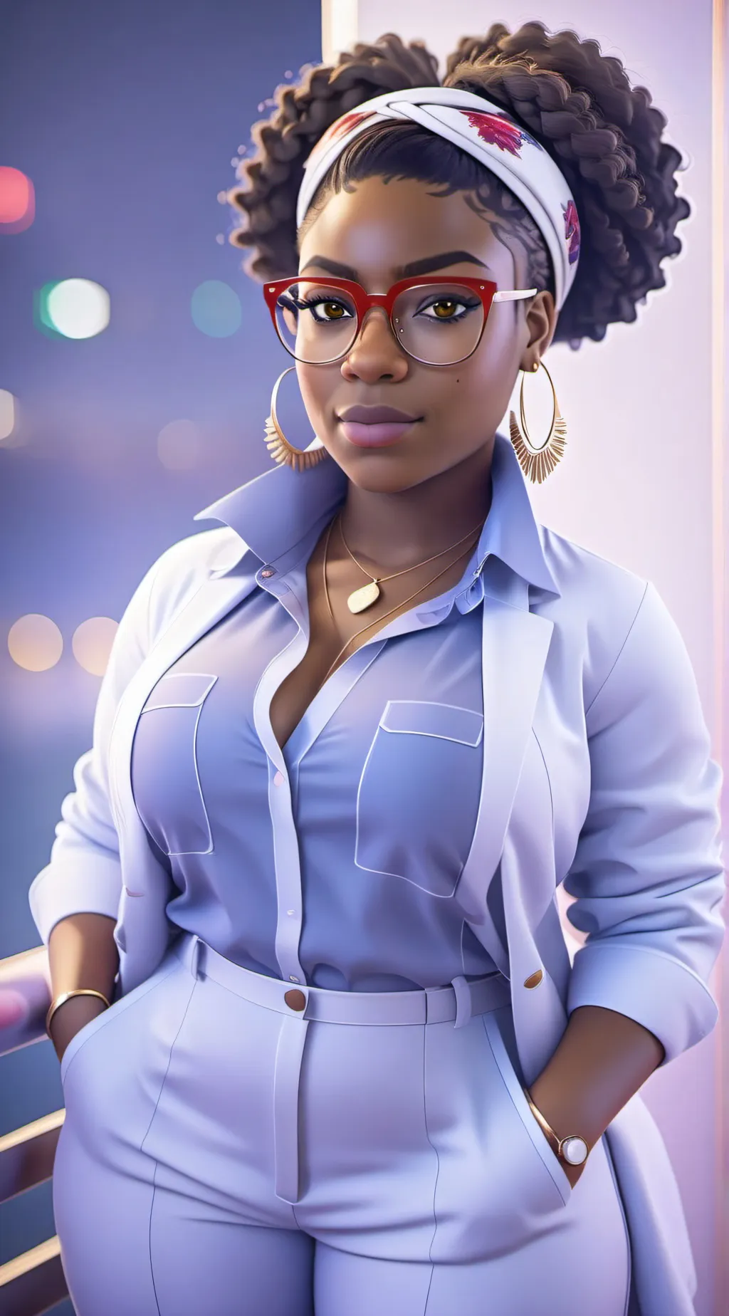 ai character: Laura  background