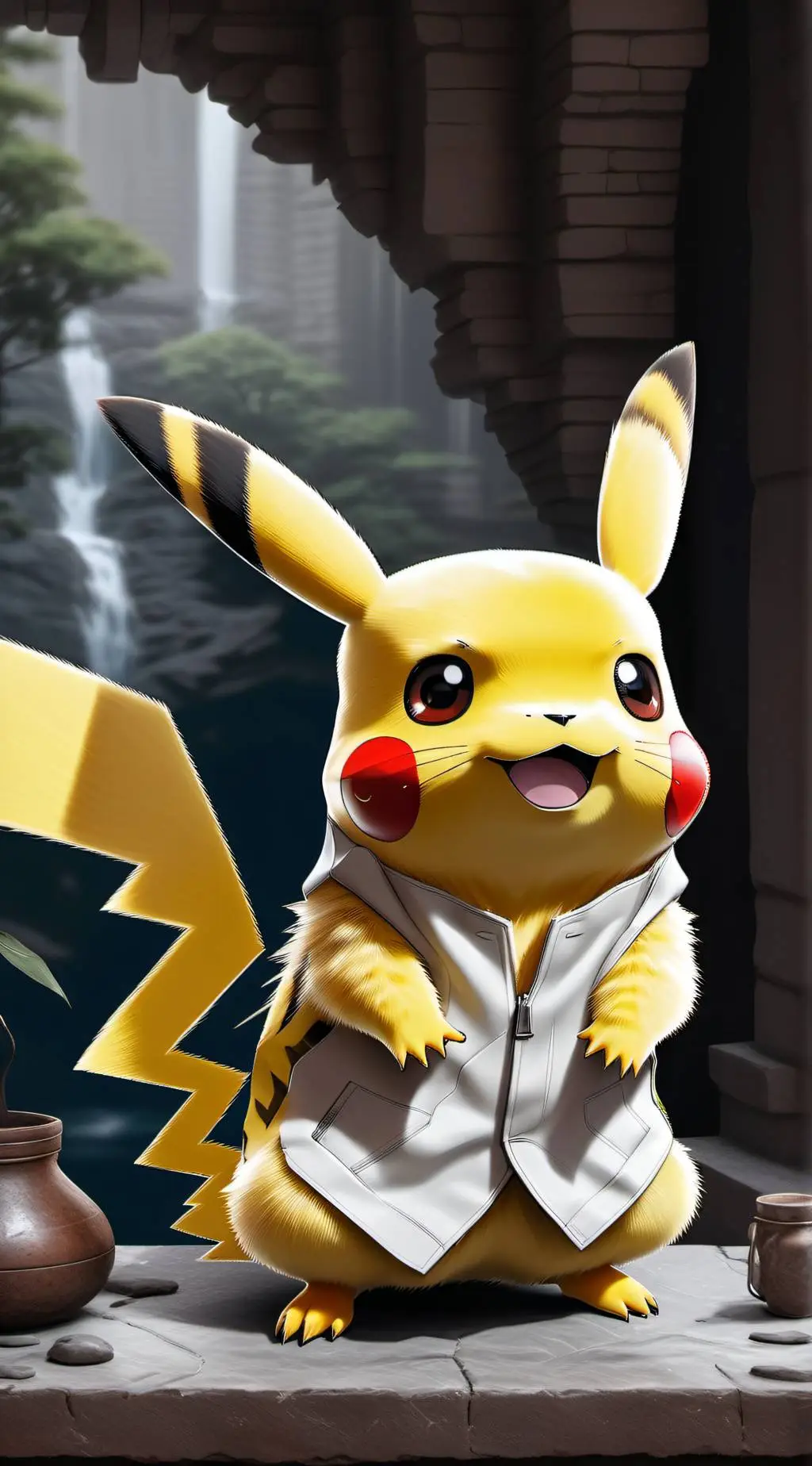 ai character: Pikachu background