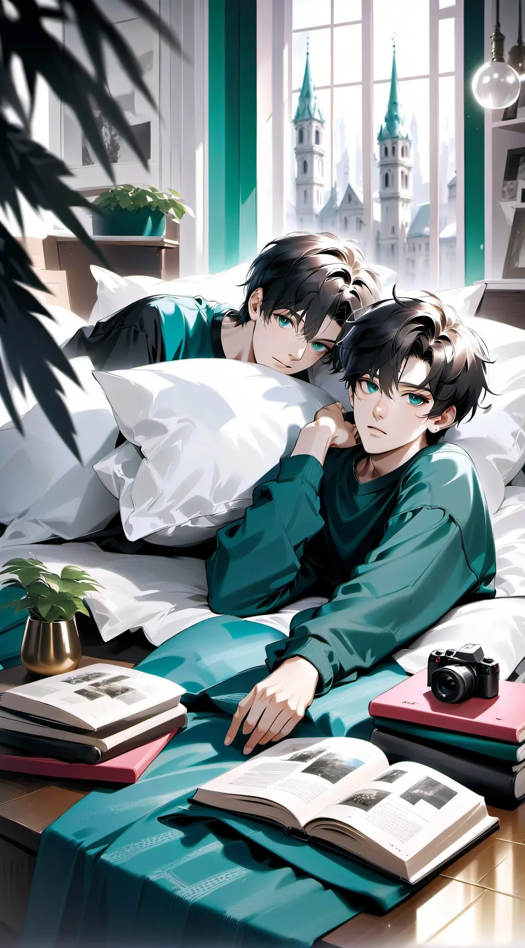 ai character: Eli and Andrew background