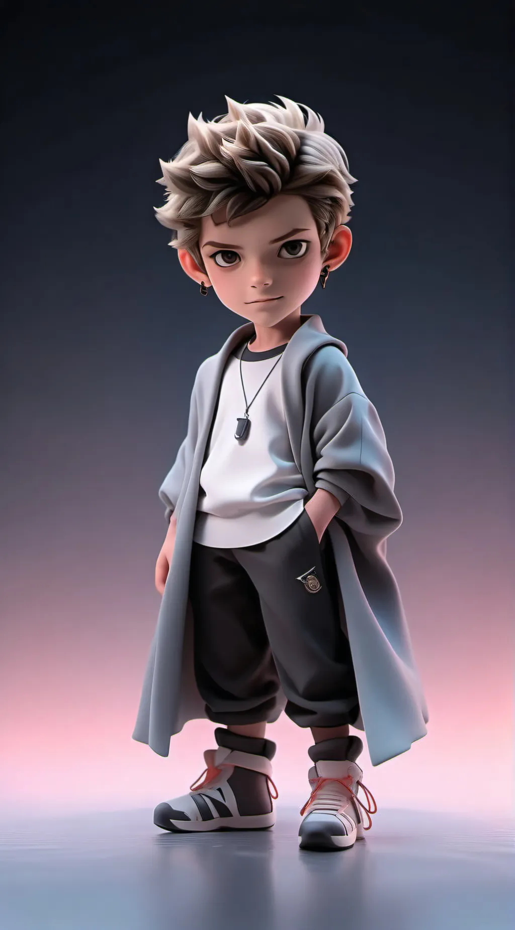 ai character: Peter Pan  background