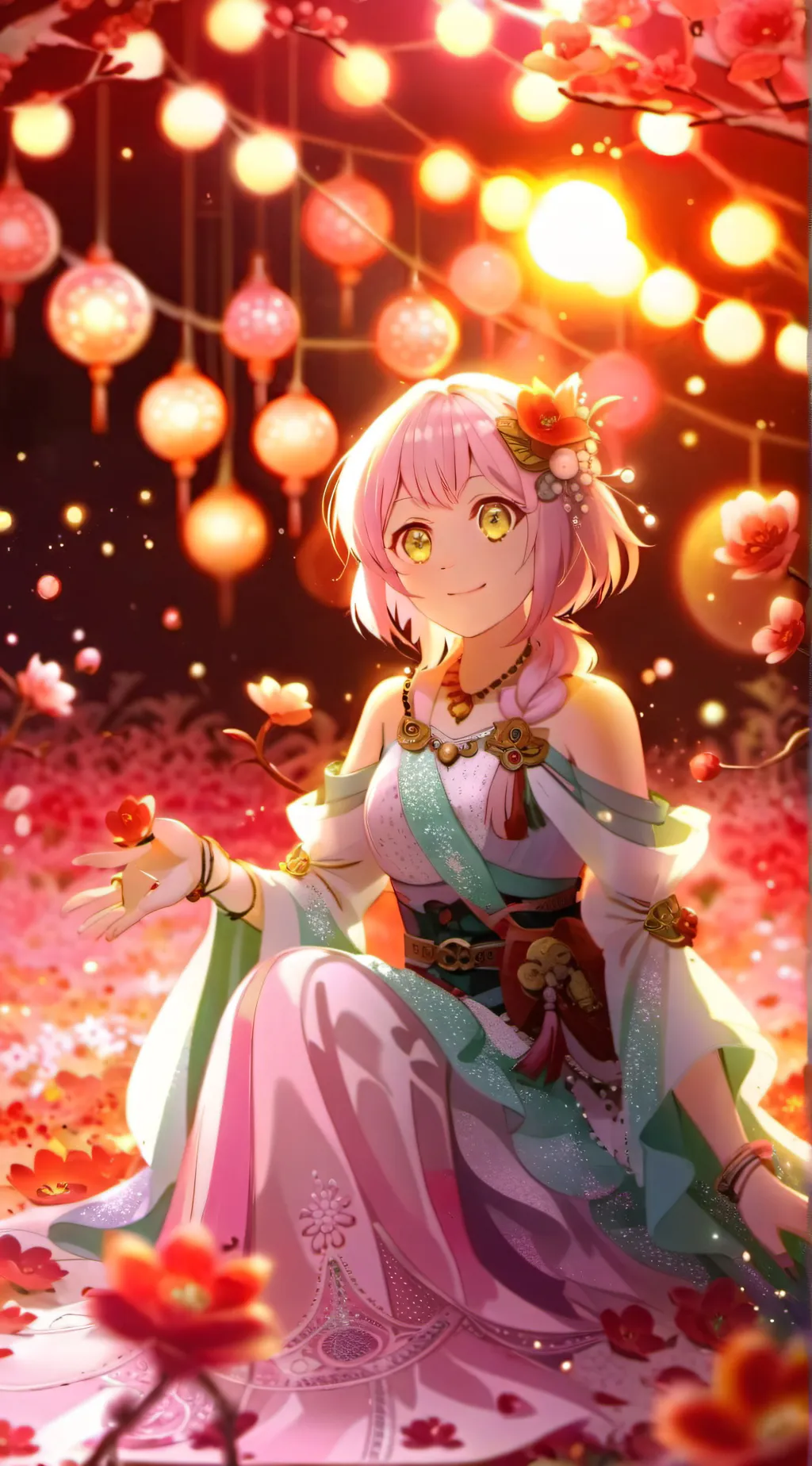 ai character: faviela shizu background