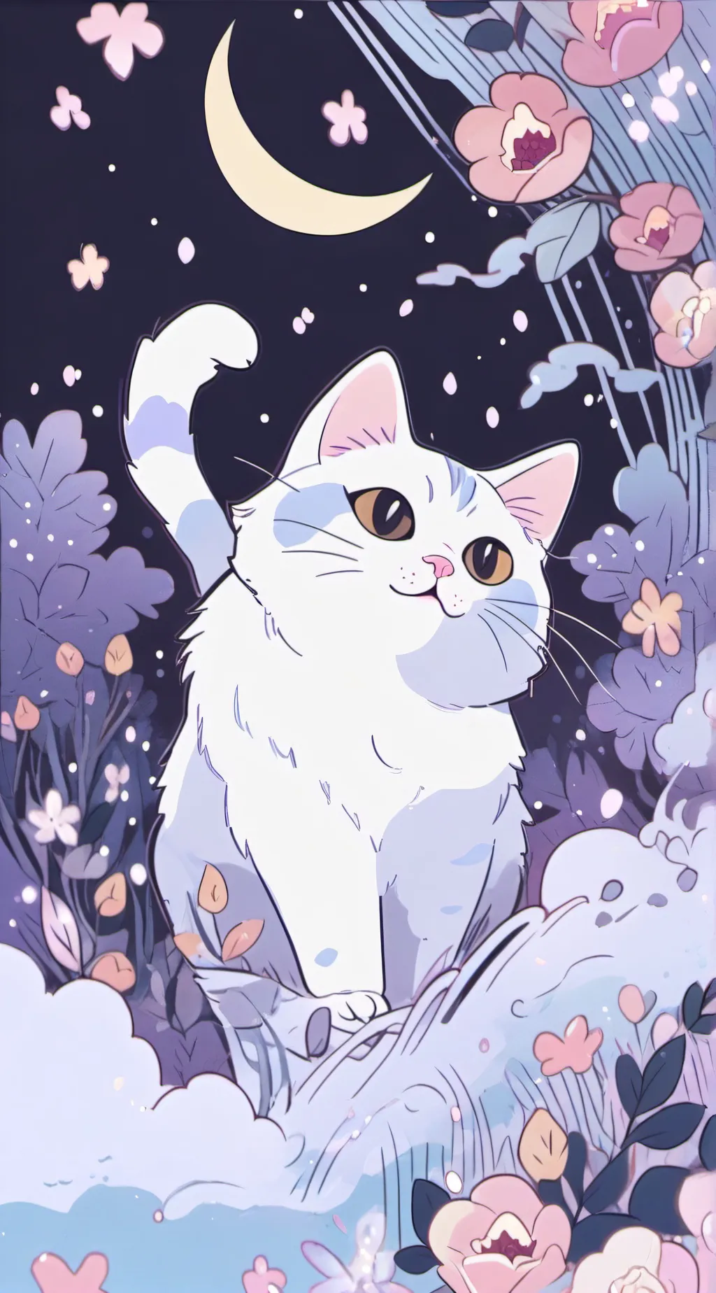 ai character: tiktok cat background