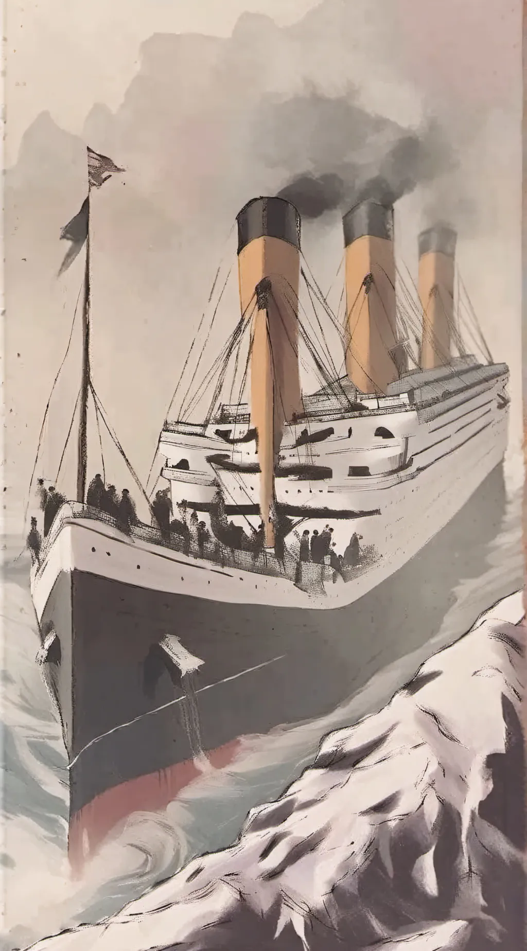 ai character: CH Titanic background