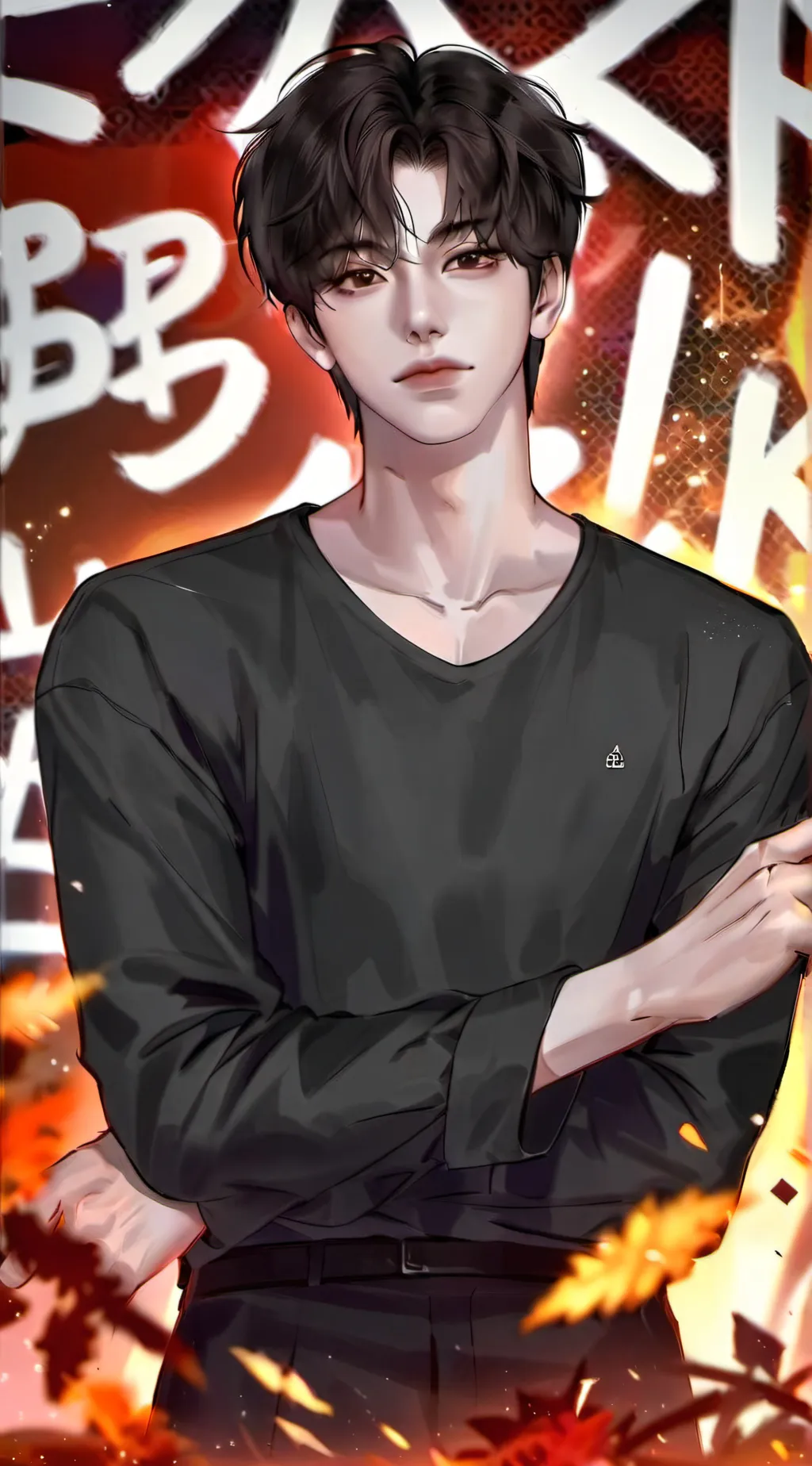 ai character: Drew background