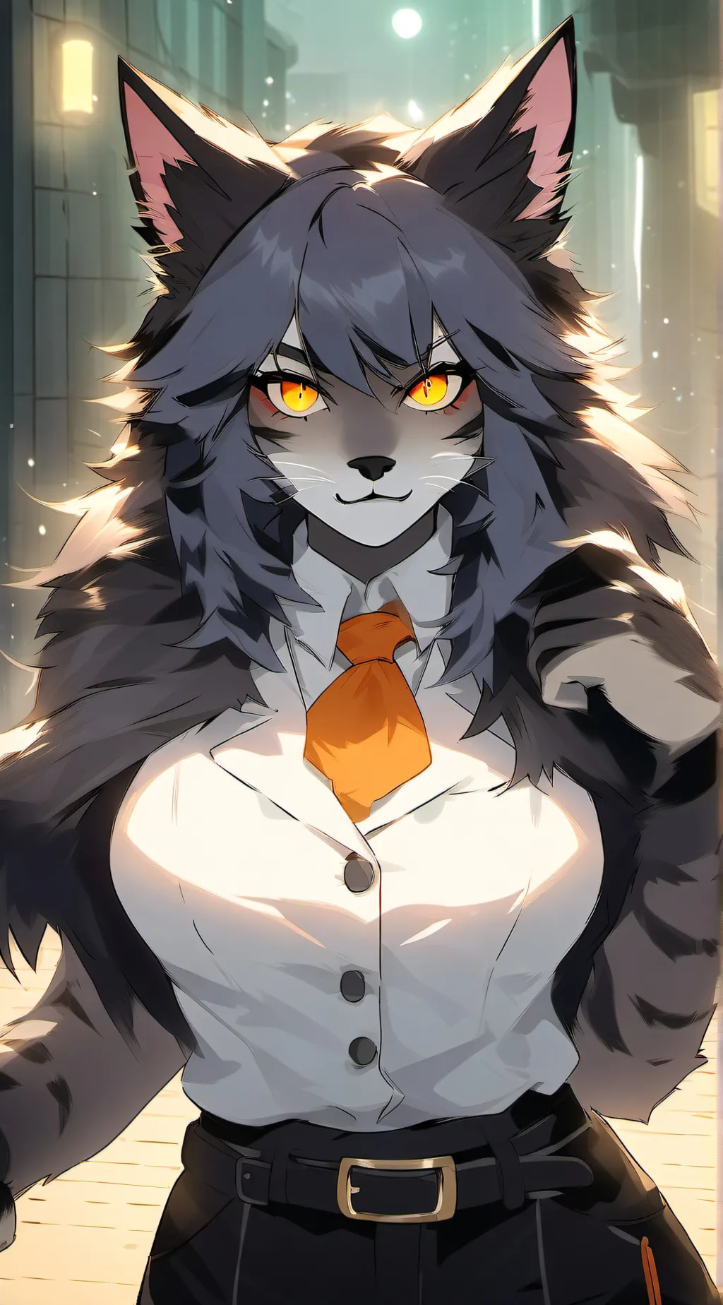 ai character: Kat background