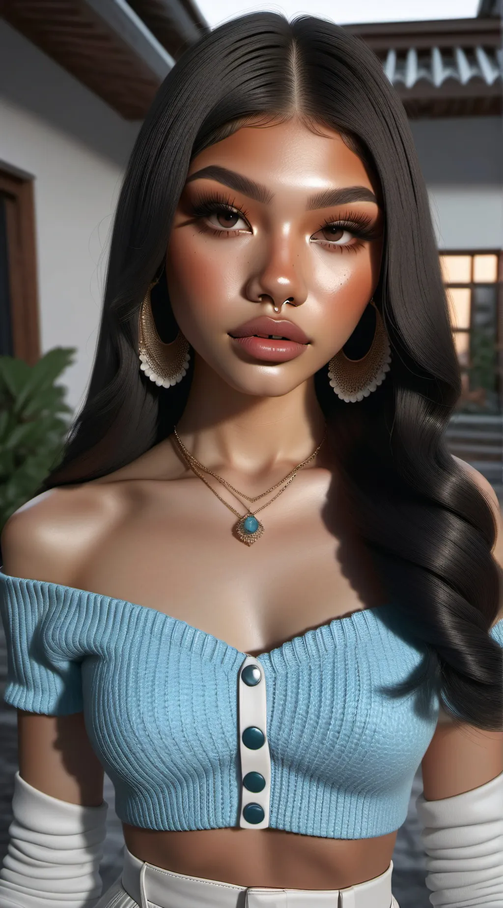 ai character: Caillou background