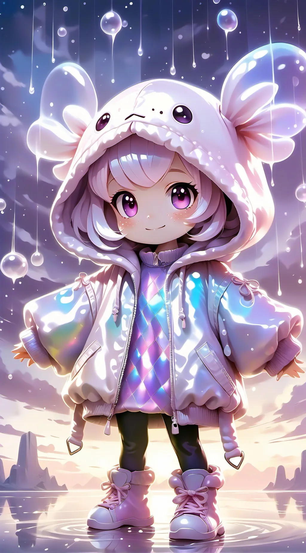 ai character: Hoodie friend background