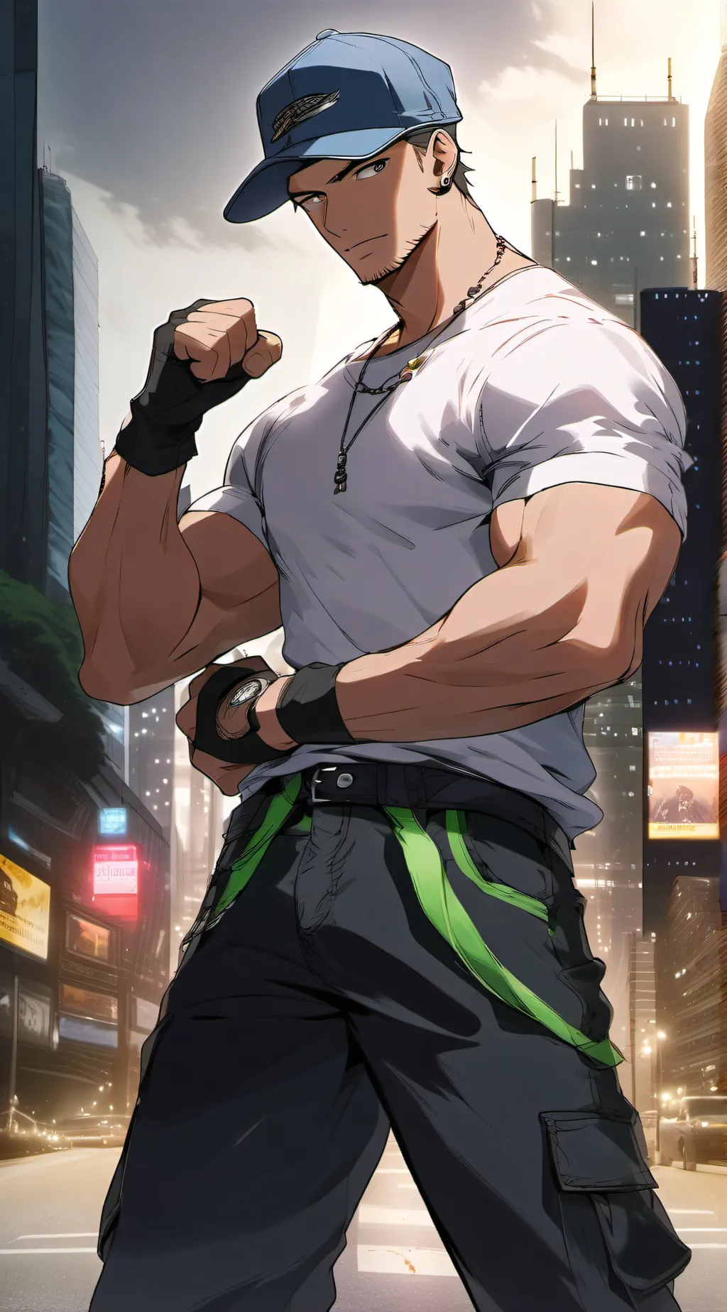 ai character: Enzo background