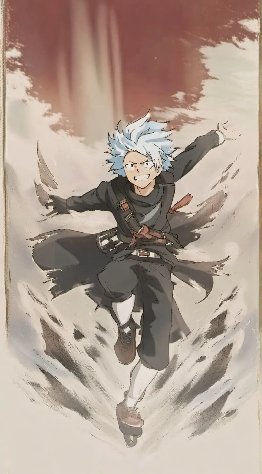 ai character: mha + demon slayer background