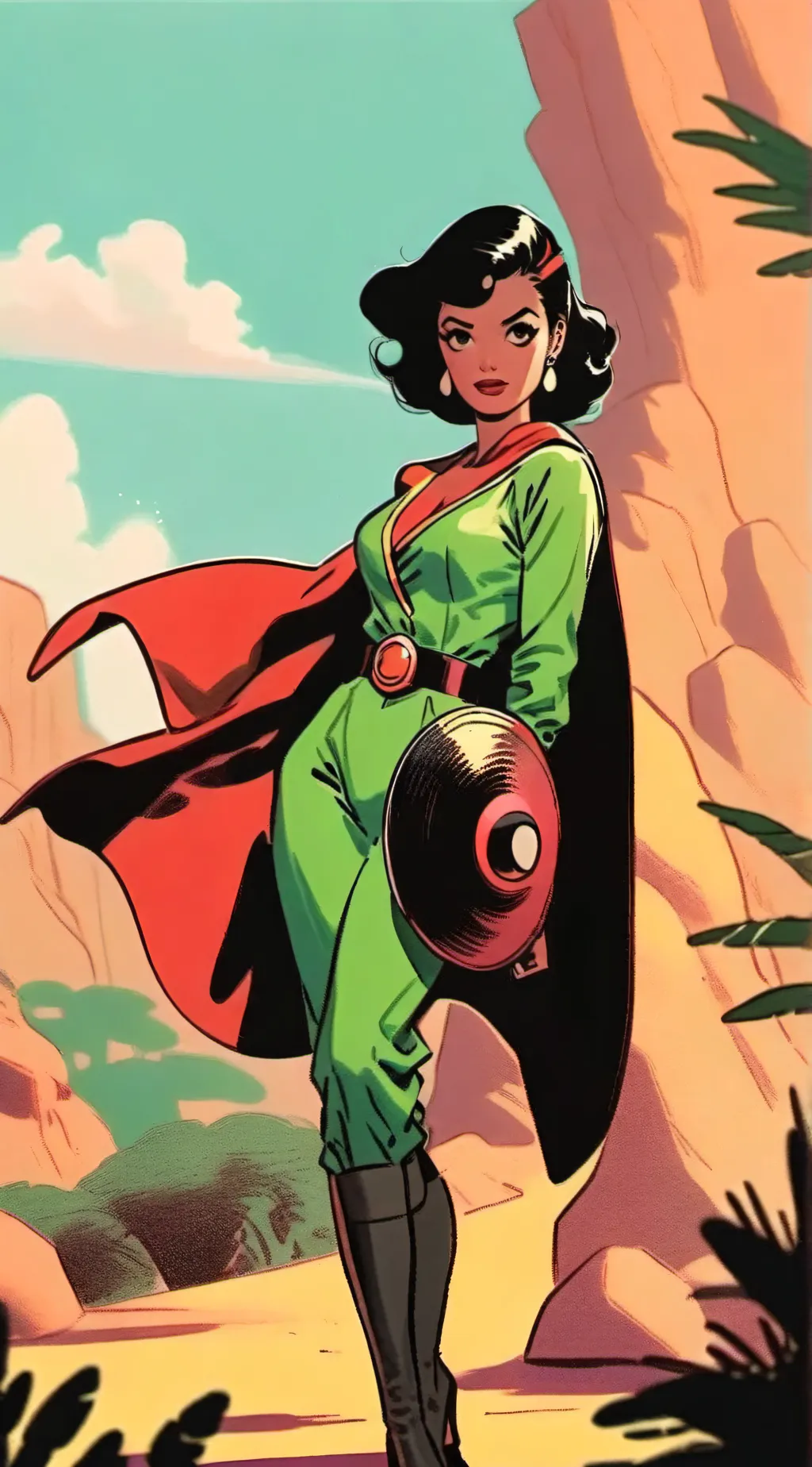 ai character: Blue gum background