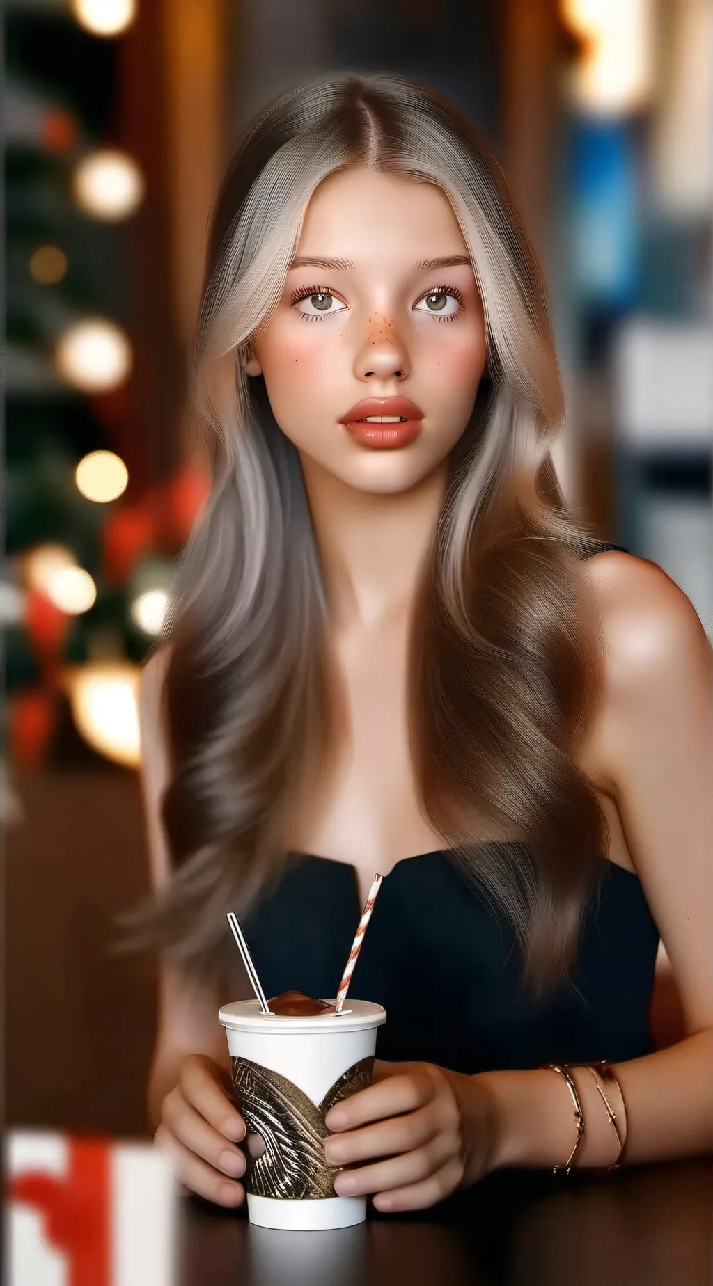 ai character: Ariana background