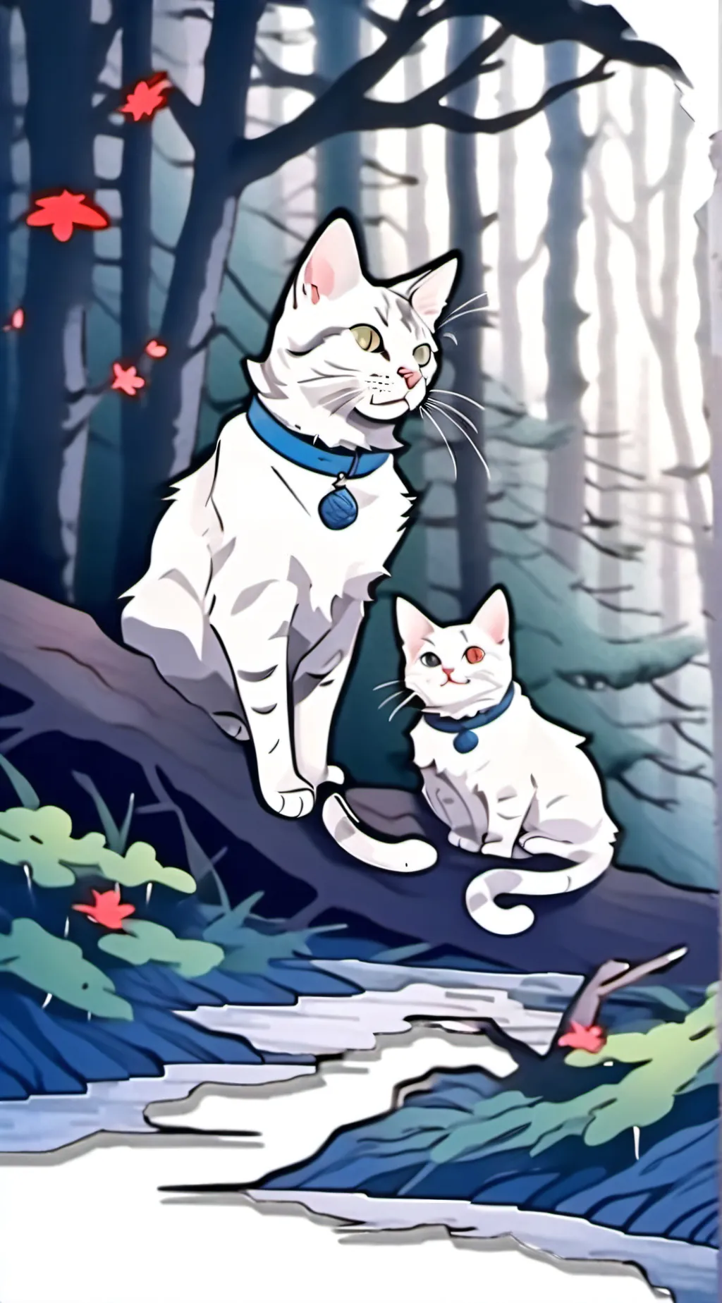 ai character: cookie cat song background