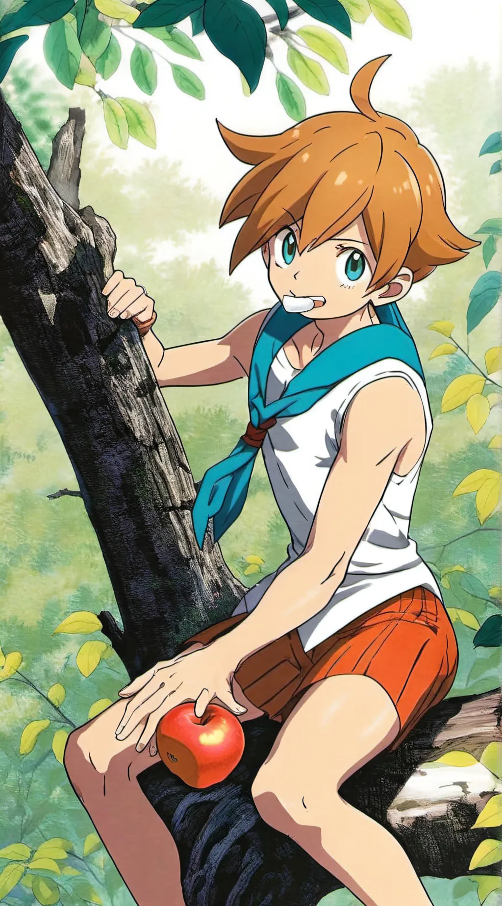 ai character: Misty background