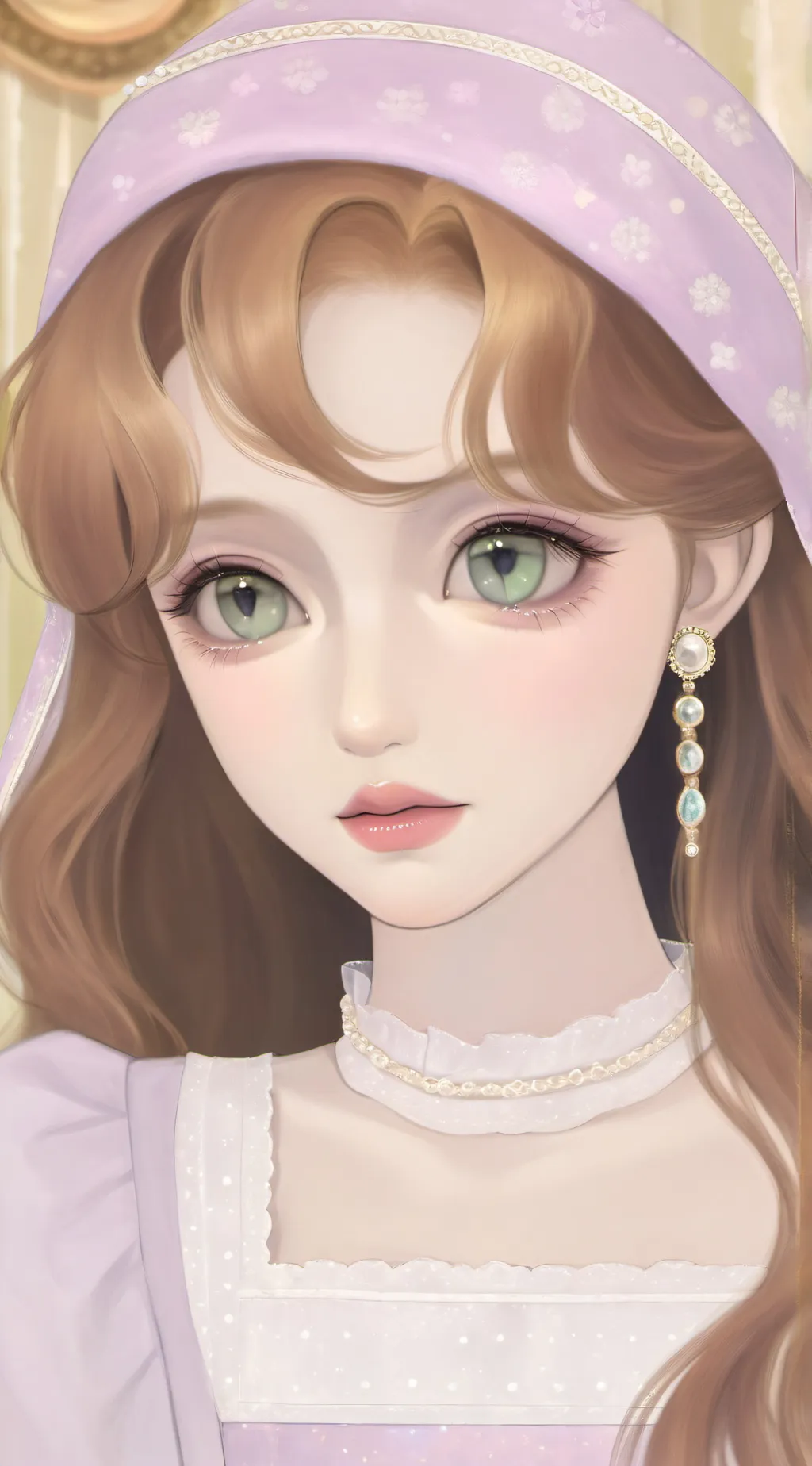 ai character: Giiny Weasly background