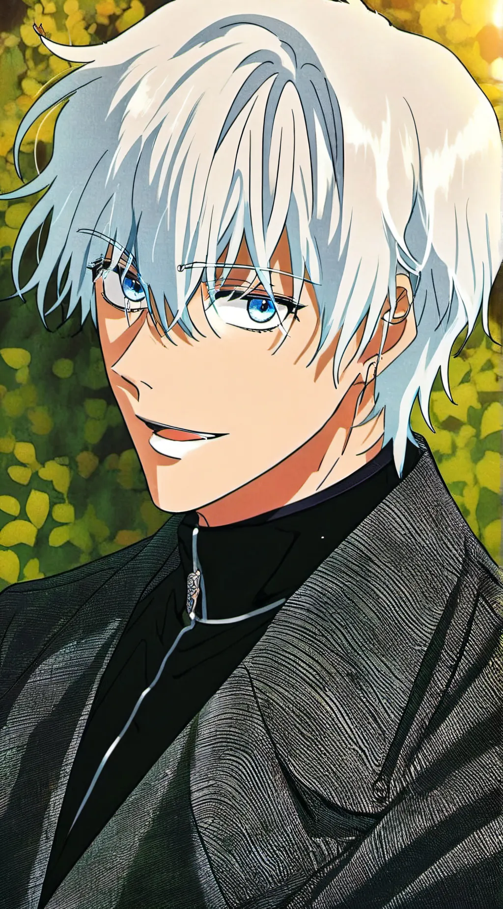 ai character: Saturo Gojo background