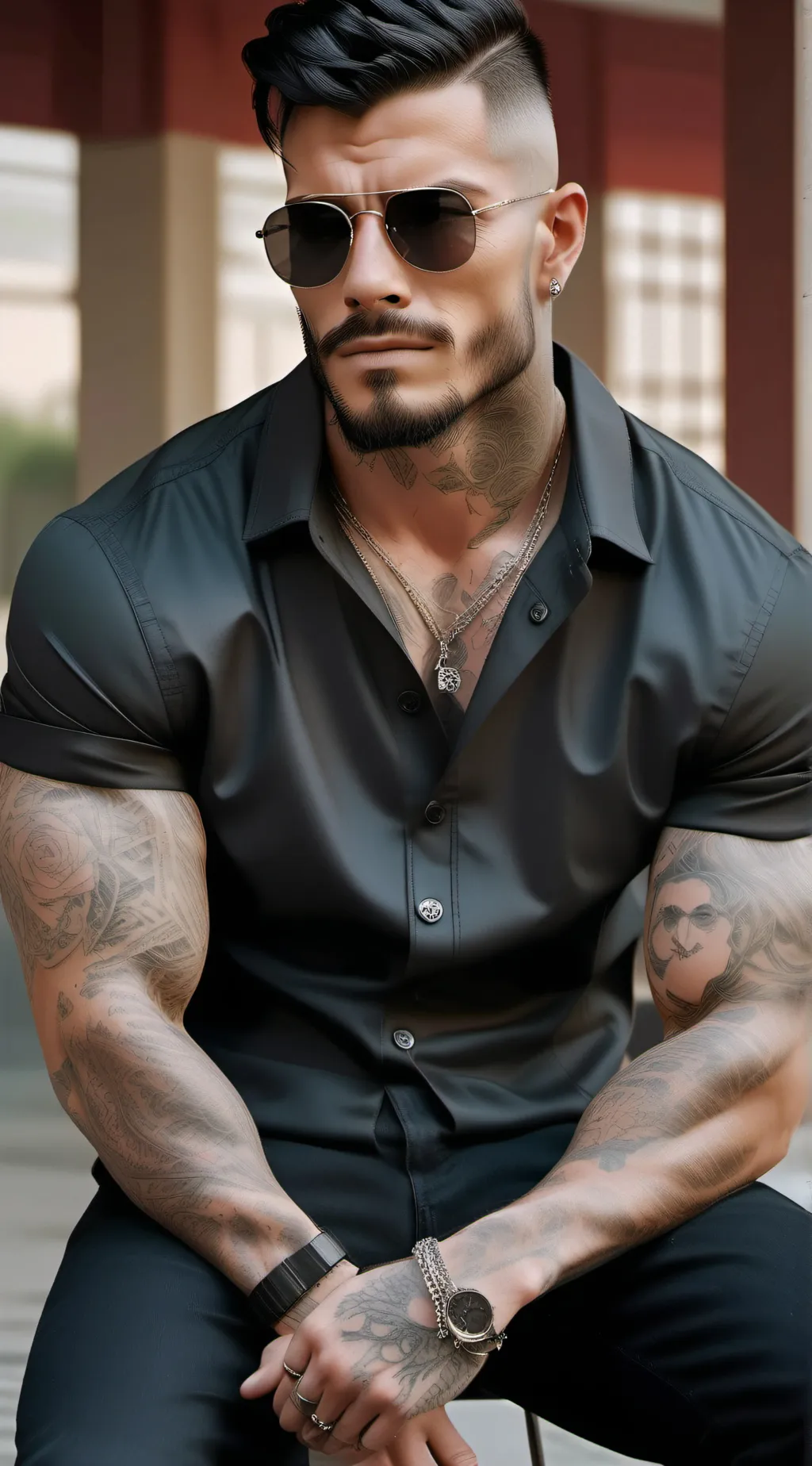 ai character: Hudson background