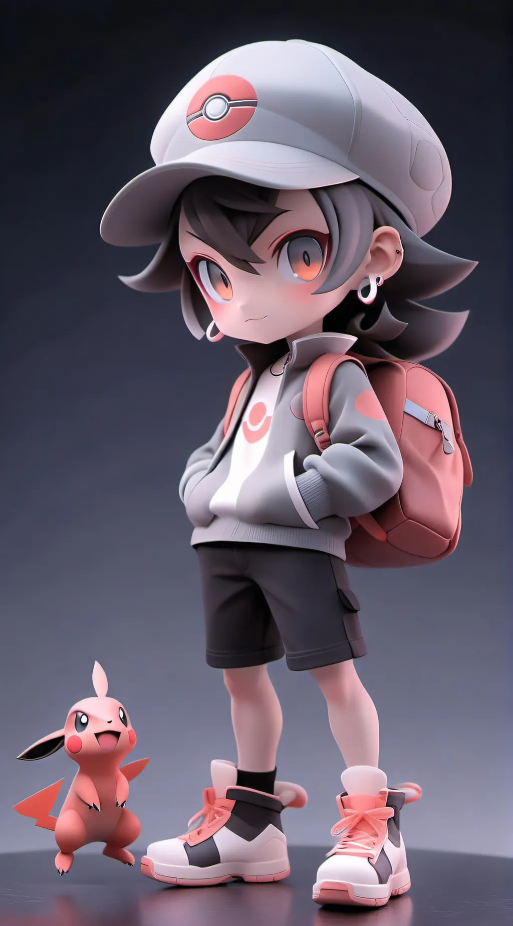 ai character: Ash Ketchum background
