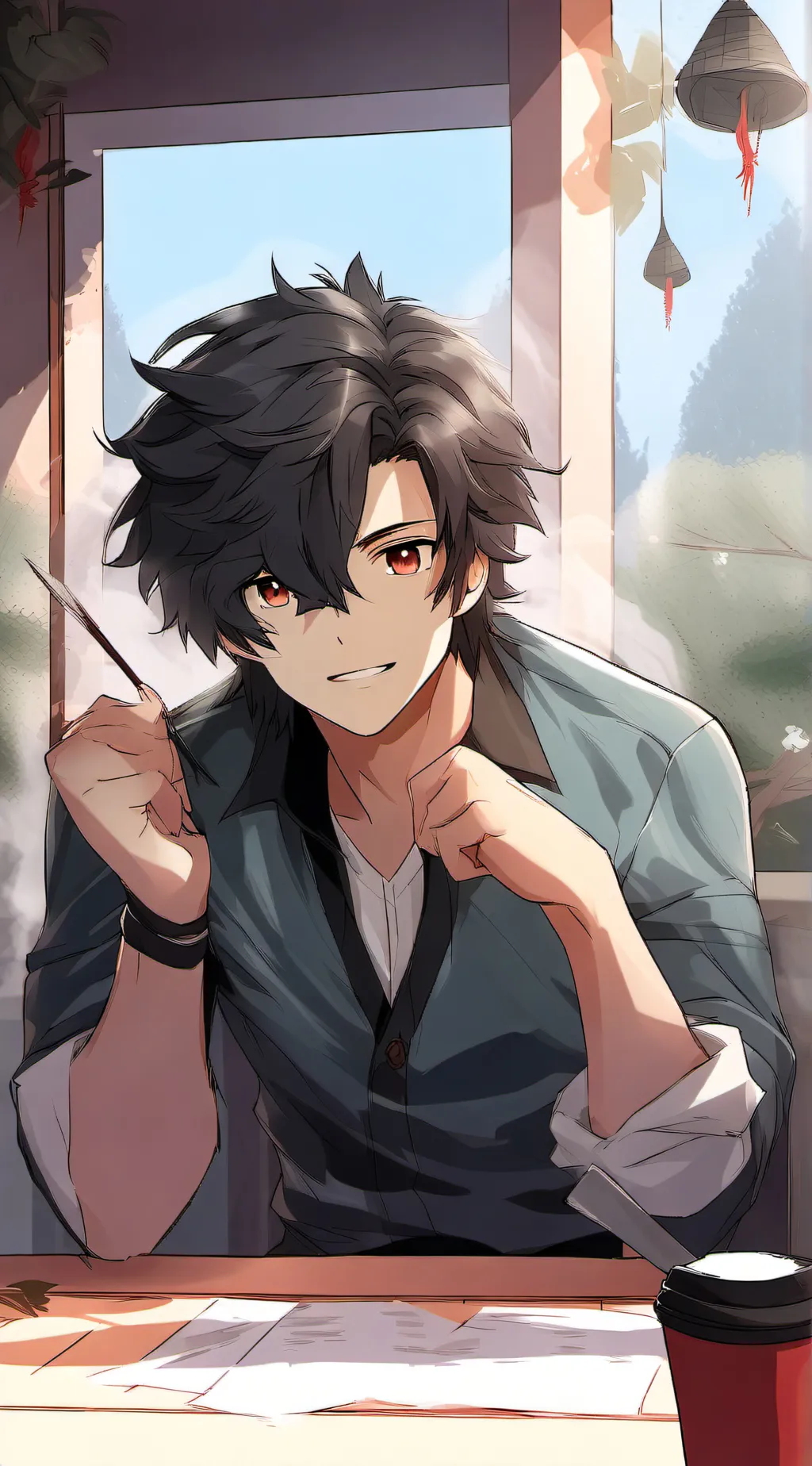 ai character: ER. background