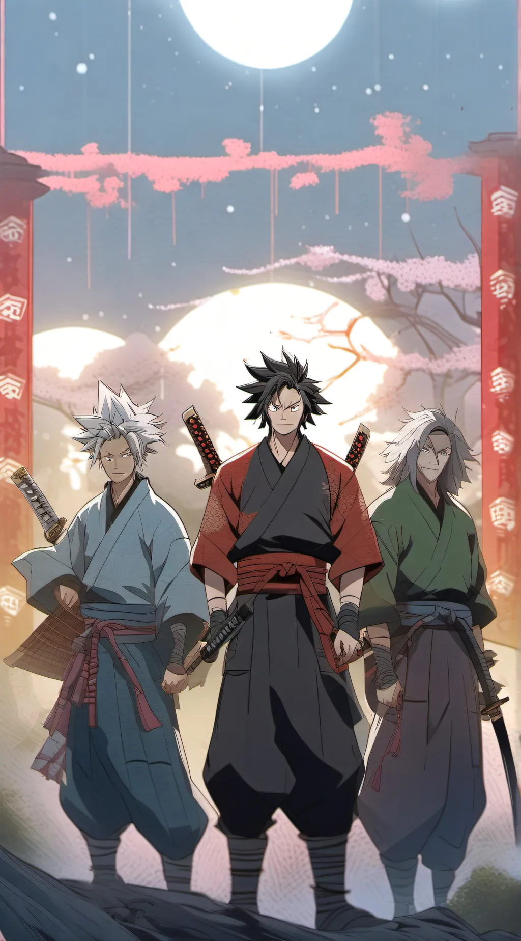 ai character: Demon slayer background