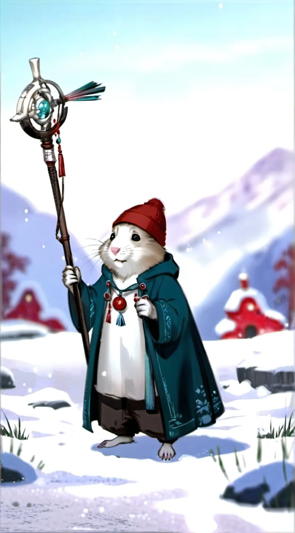 ai character: frostmonarchchomik background