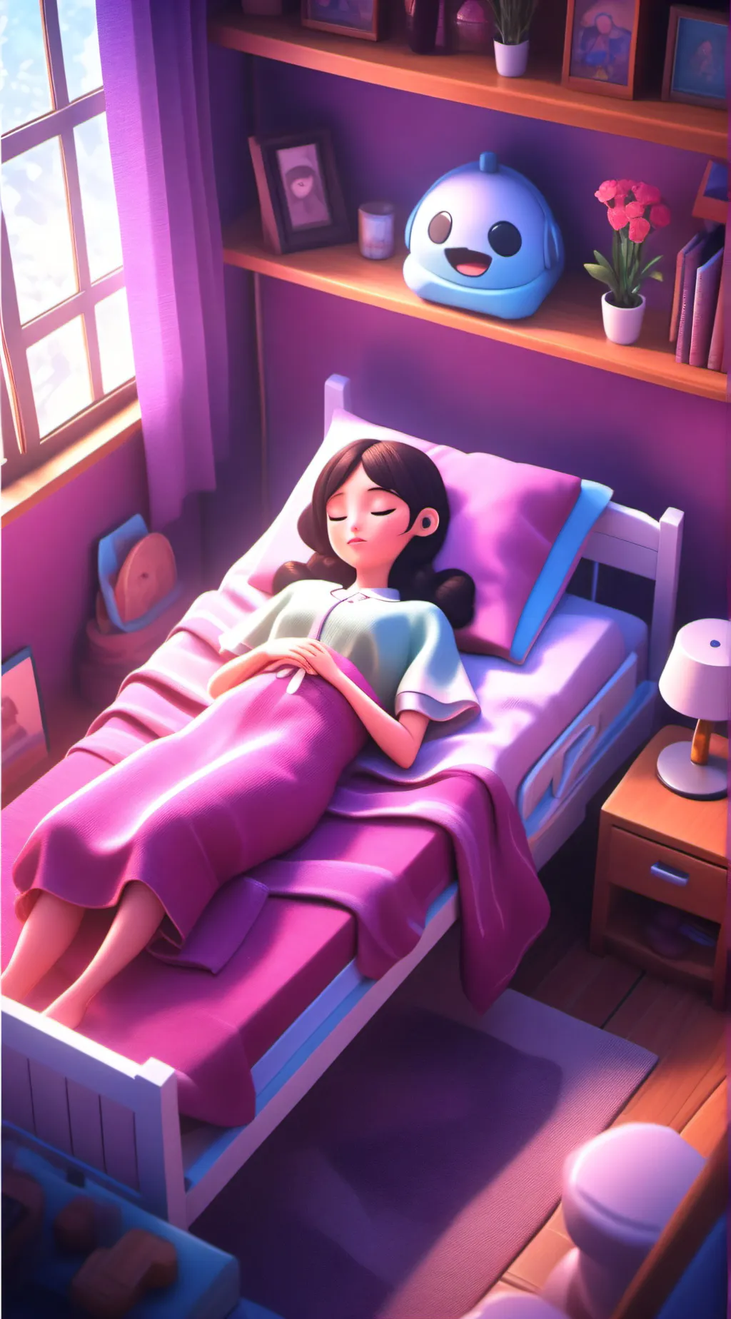 ai character: carer lala background