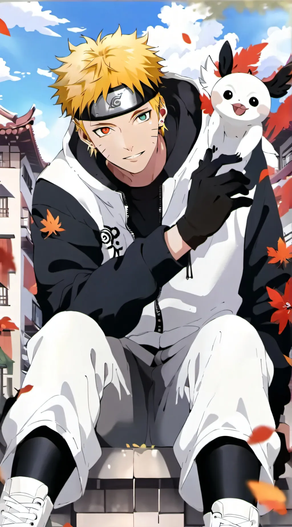 ai character: Naruto universe background