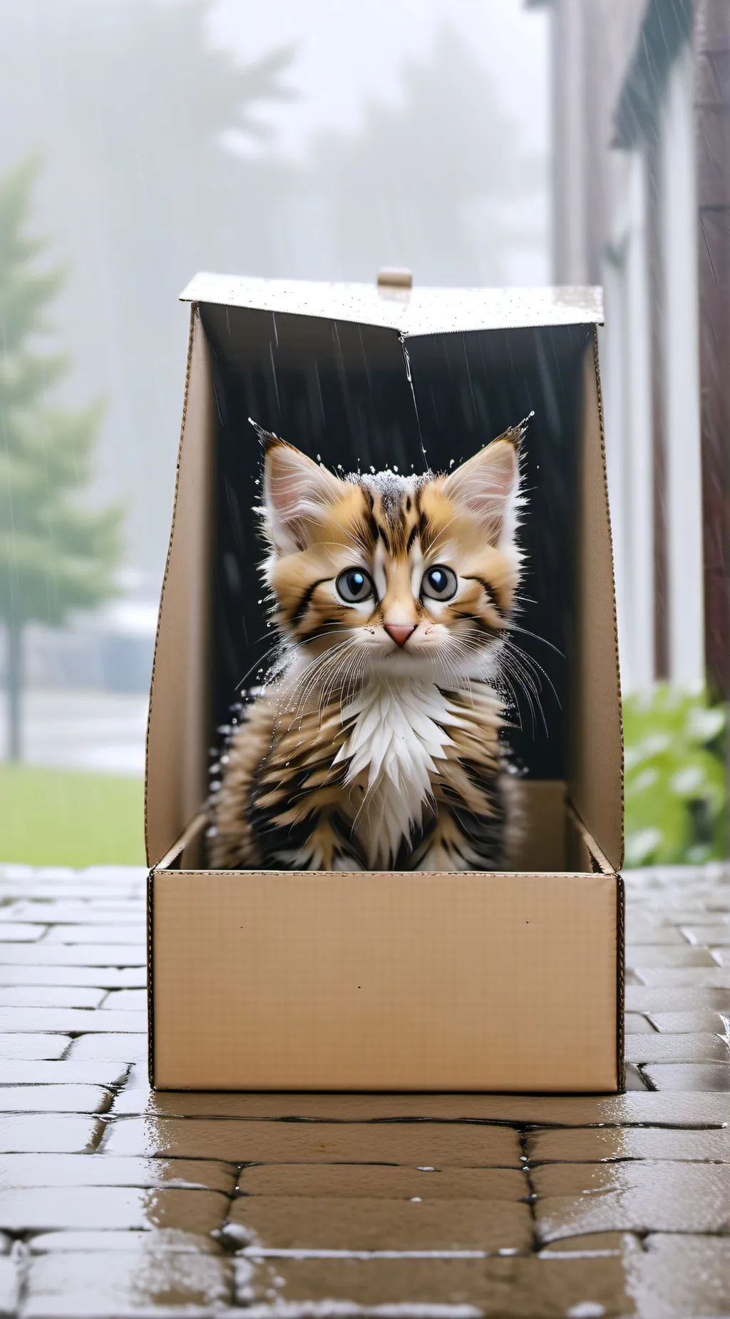 ai character: A cat (name it) background