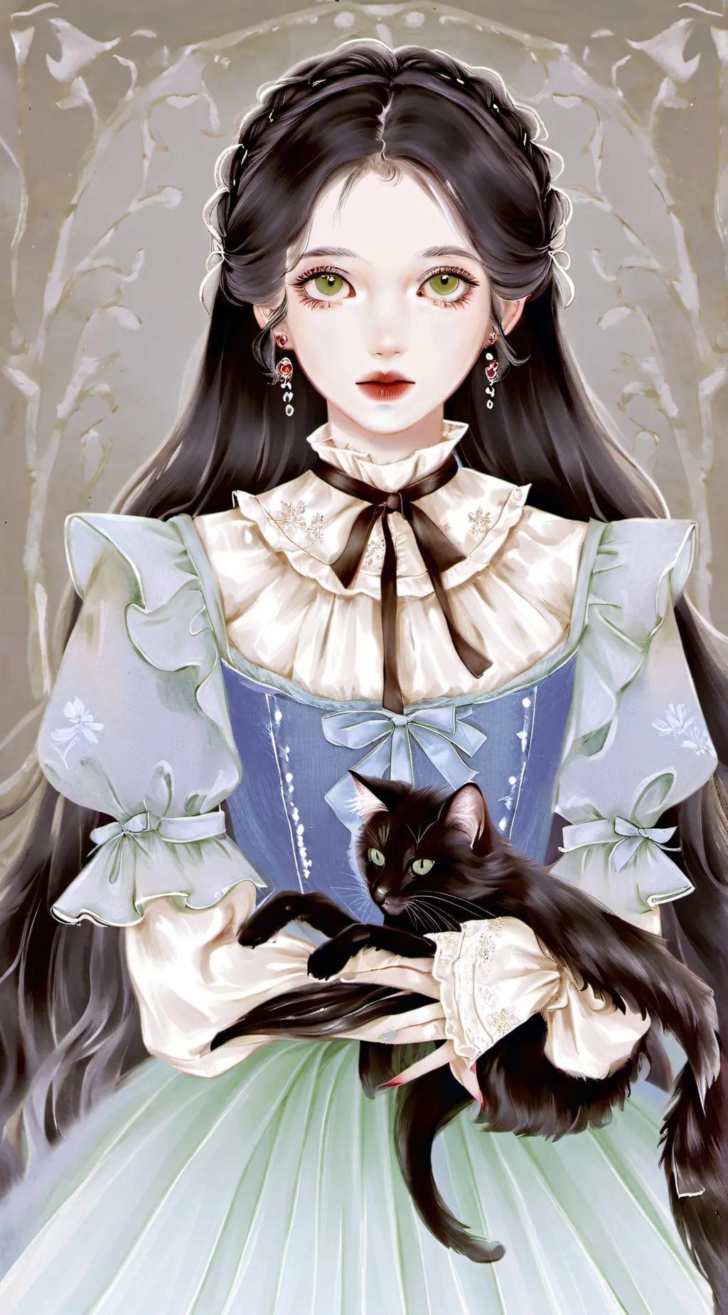 ai character: Mha(Young queen) background