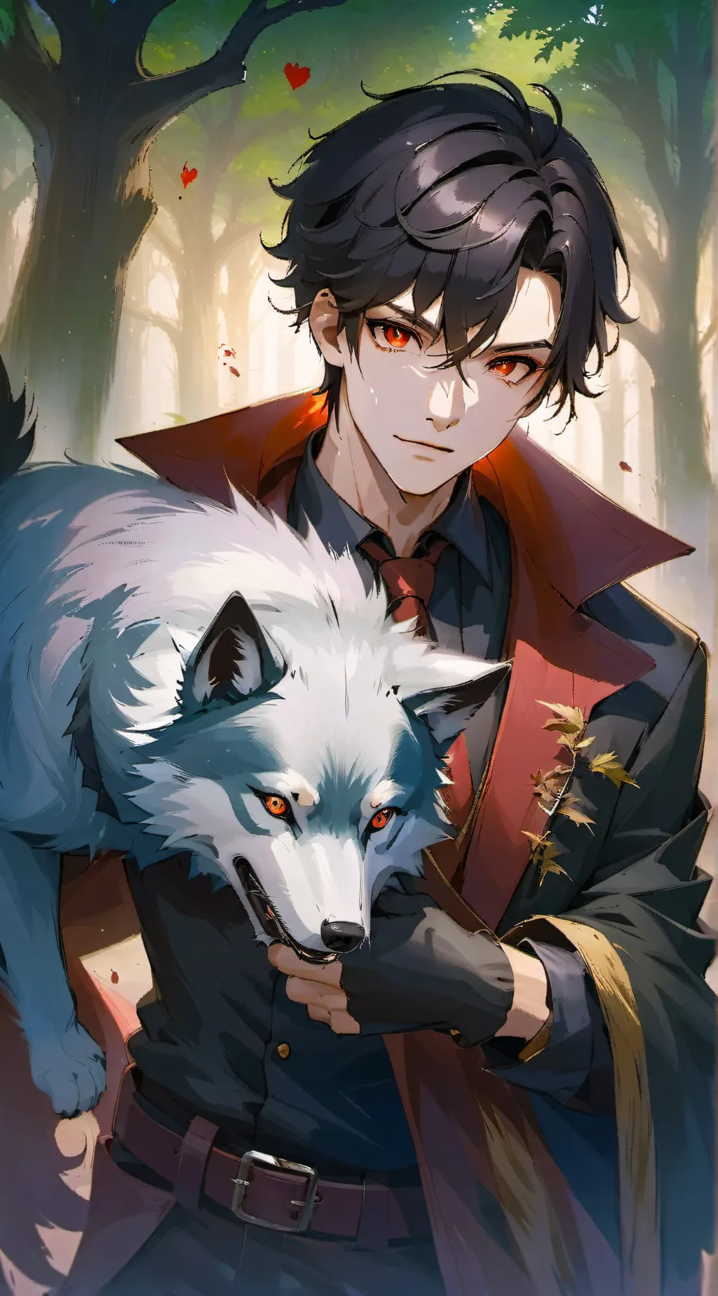 ai character: Yubi~ background