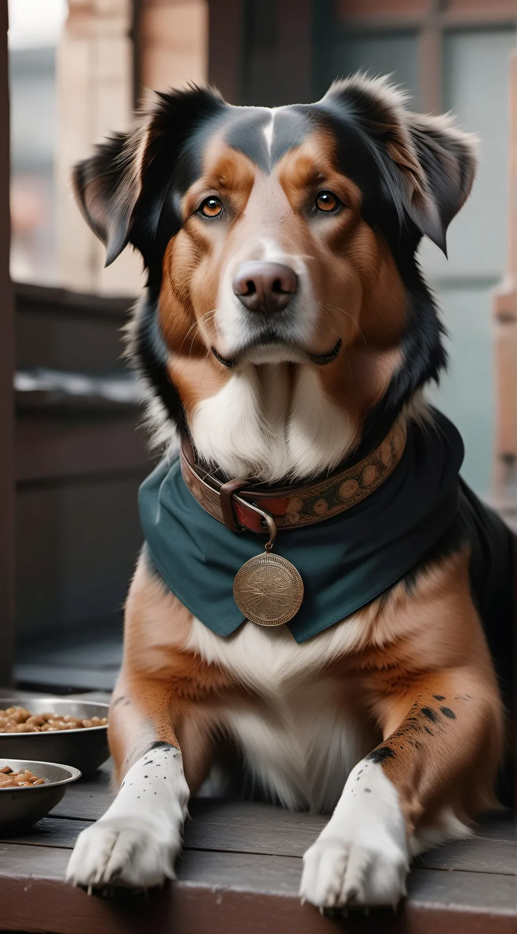 ai character: vent dog background