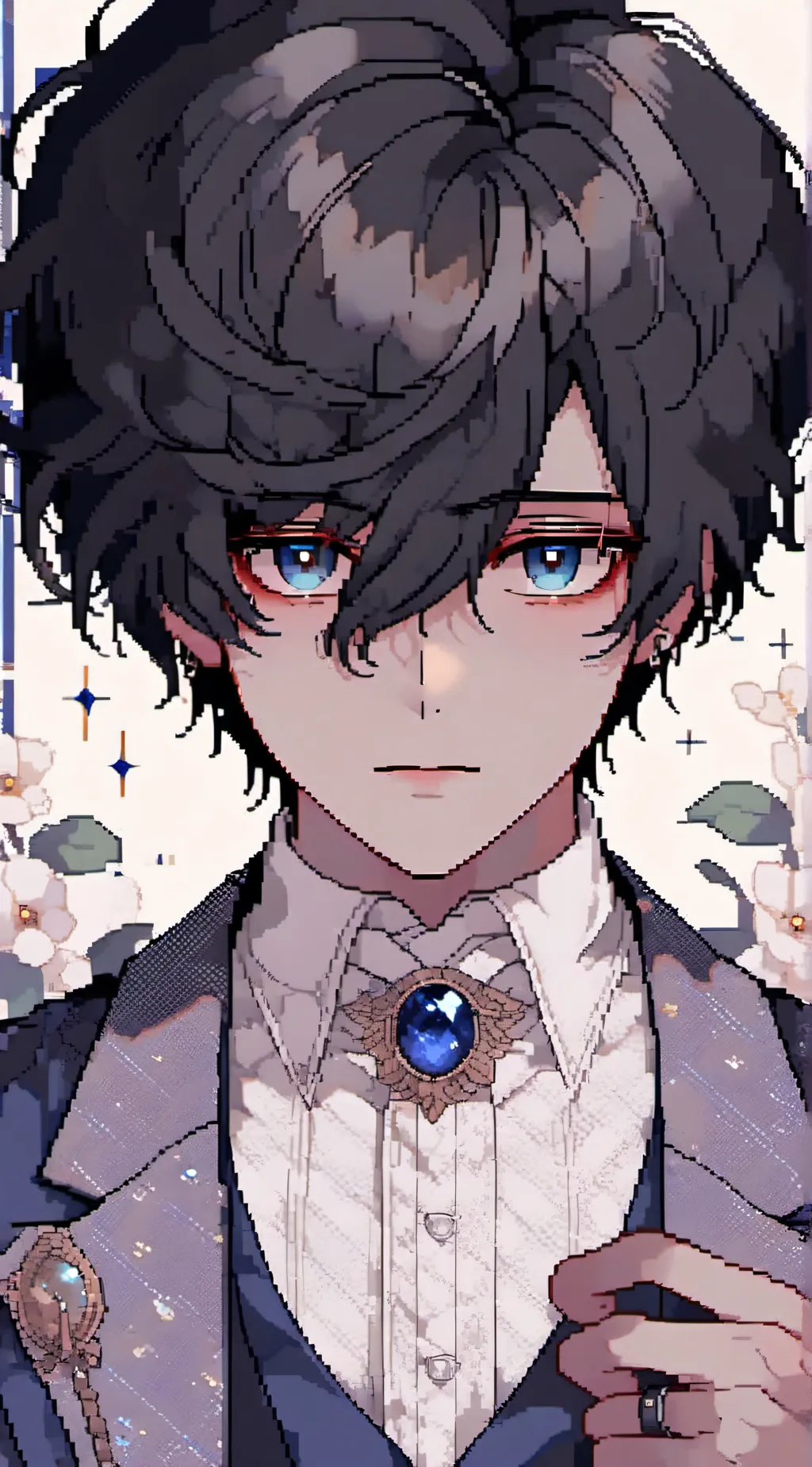 ai character: asher! background