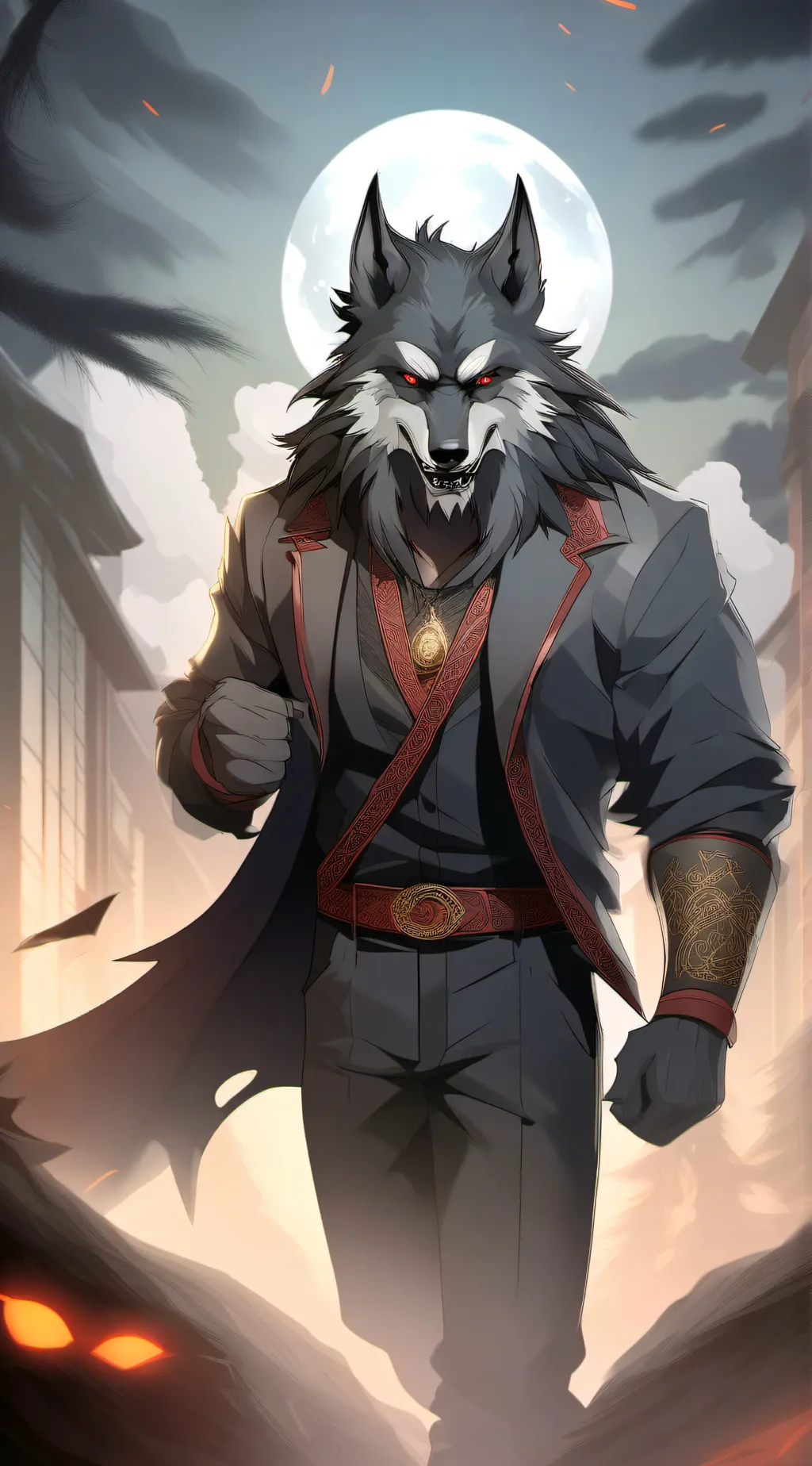 ai character: Izz  background