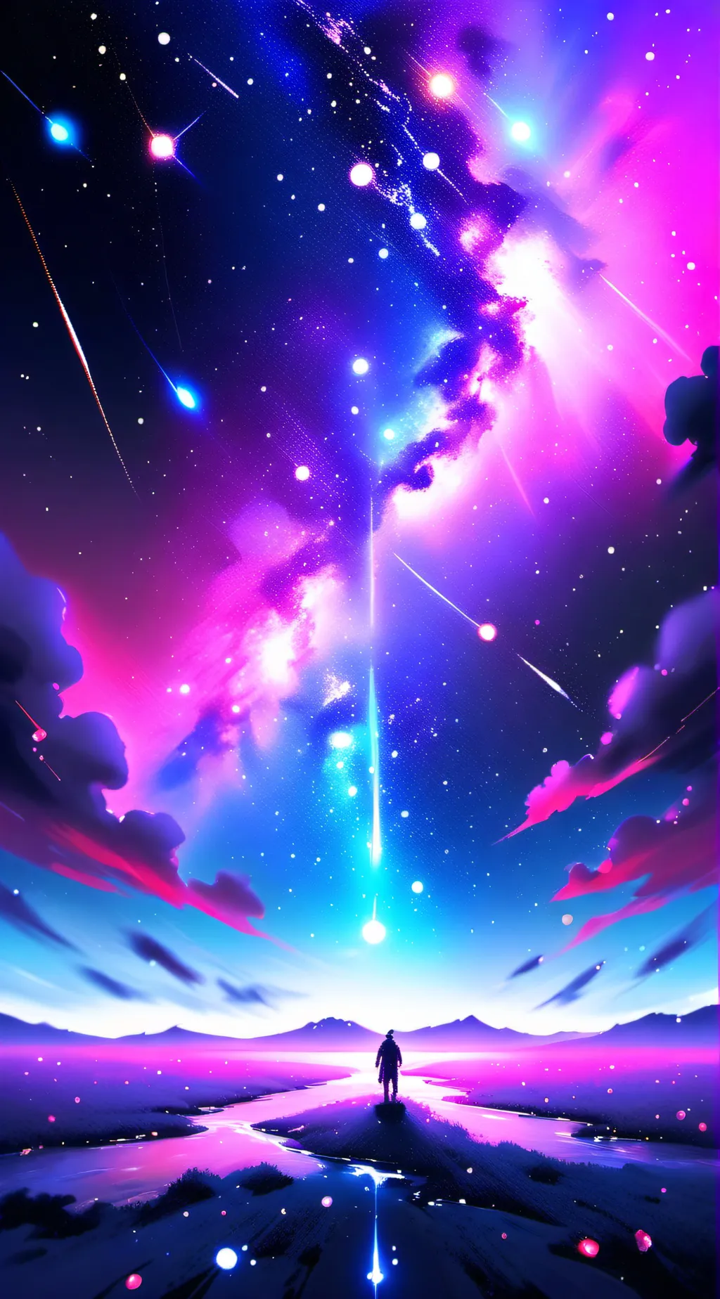 ai character: GO TO COMMETS background