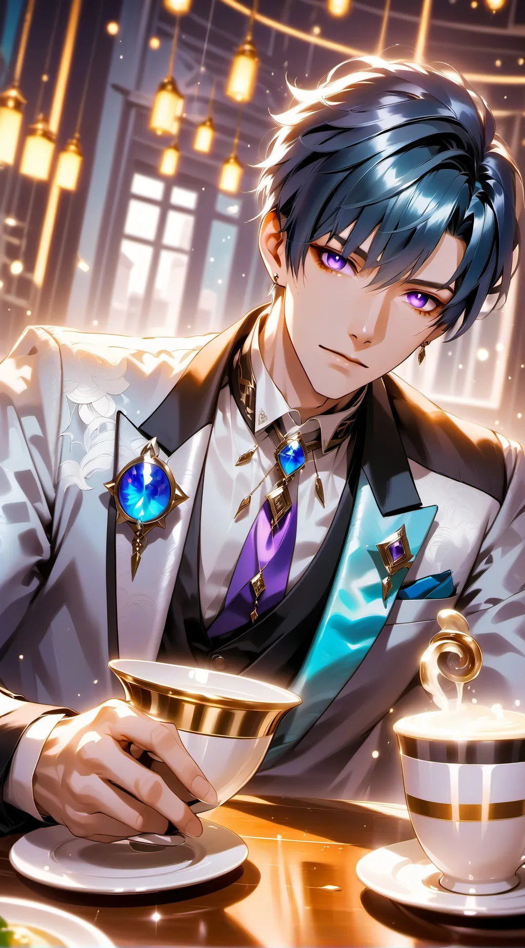 ai character: Scara moosh background