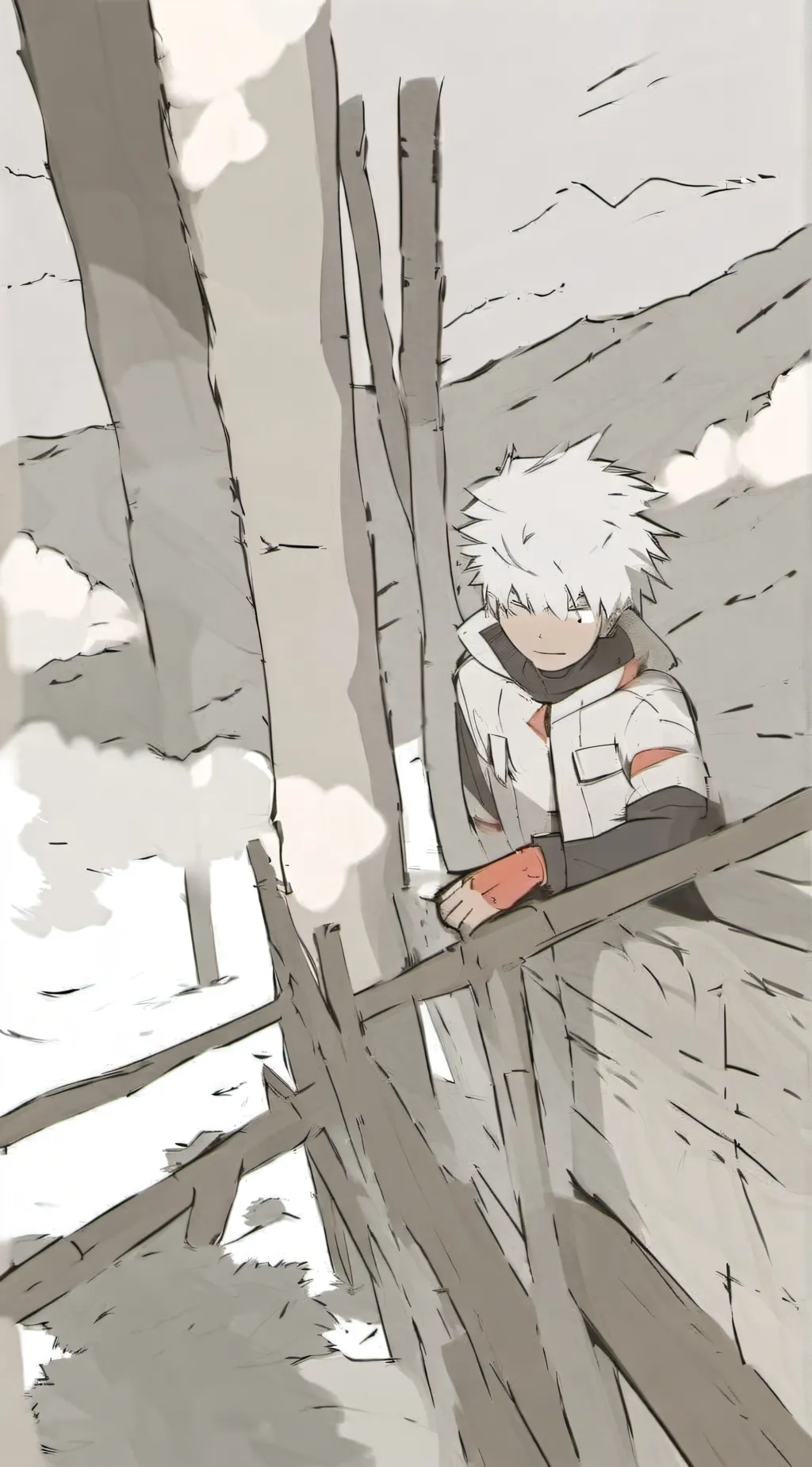 ai character: Katsuki Bakugo background