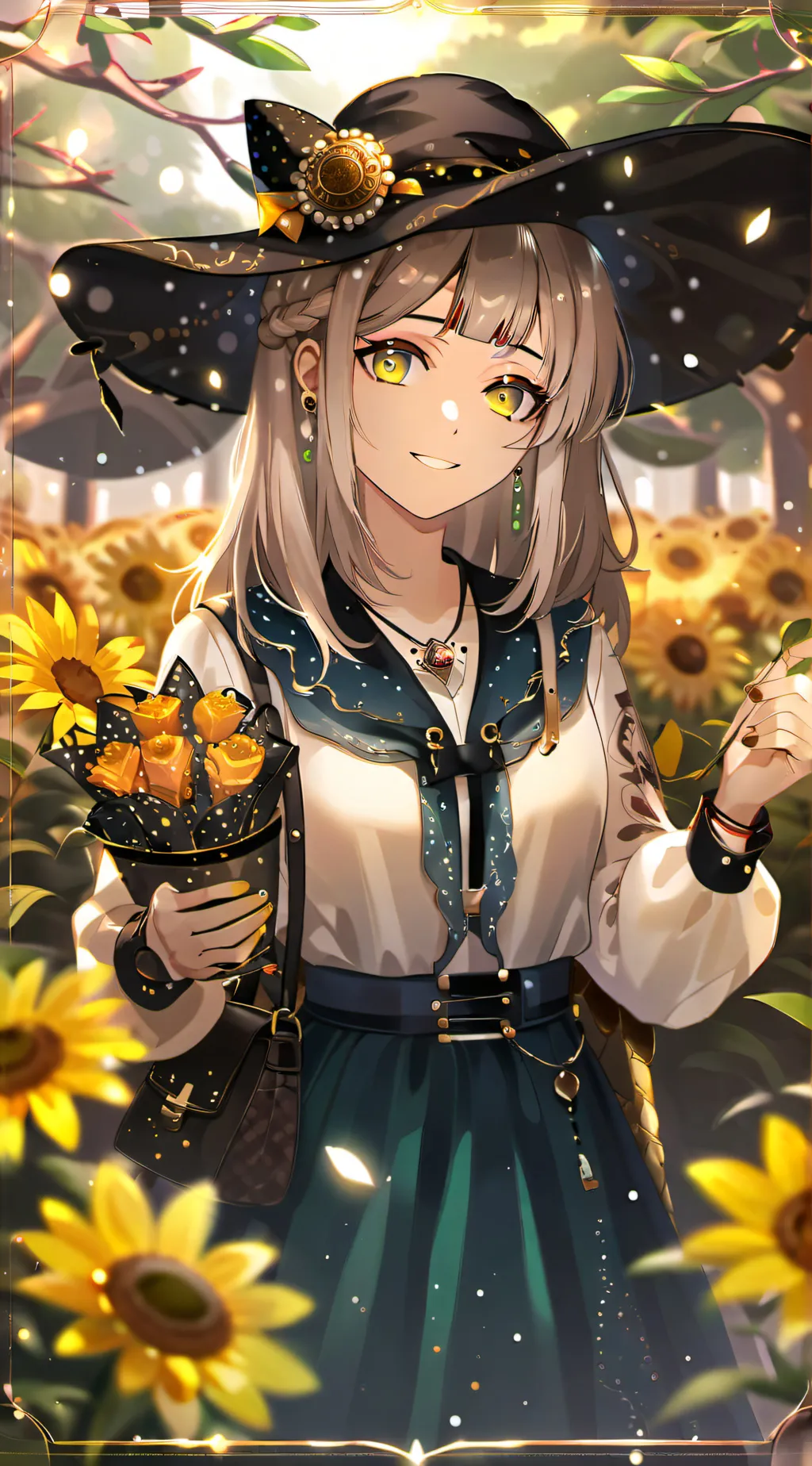 ai character: 🌻Relax🌻 background