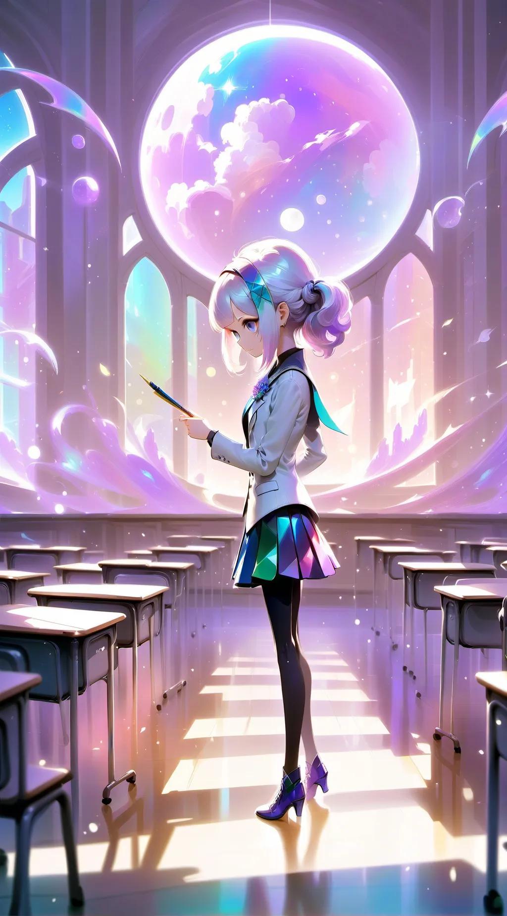 ai character: hh charlie party background