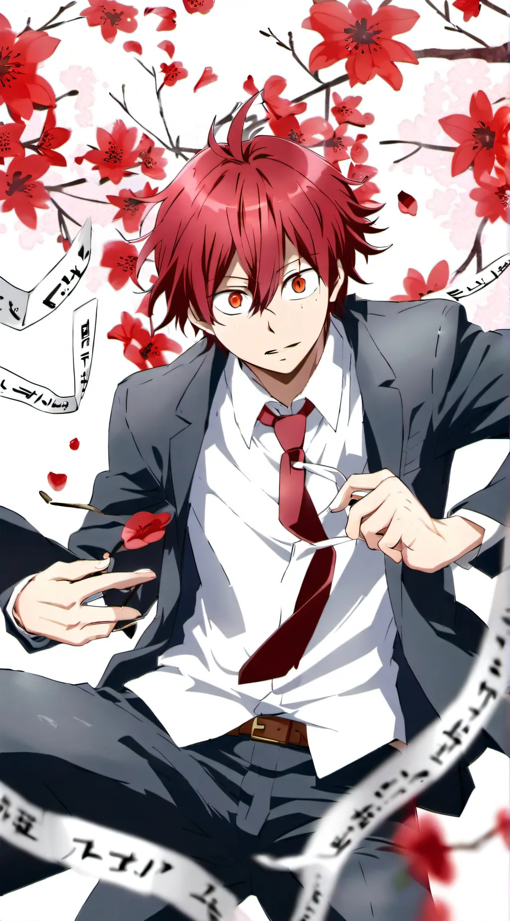 ai character: Eijiro kirishima background
