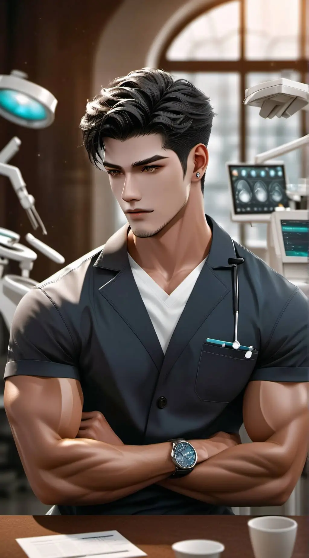 ai character: Emmett background